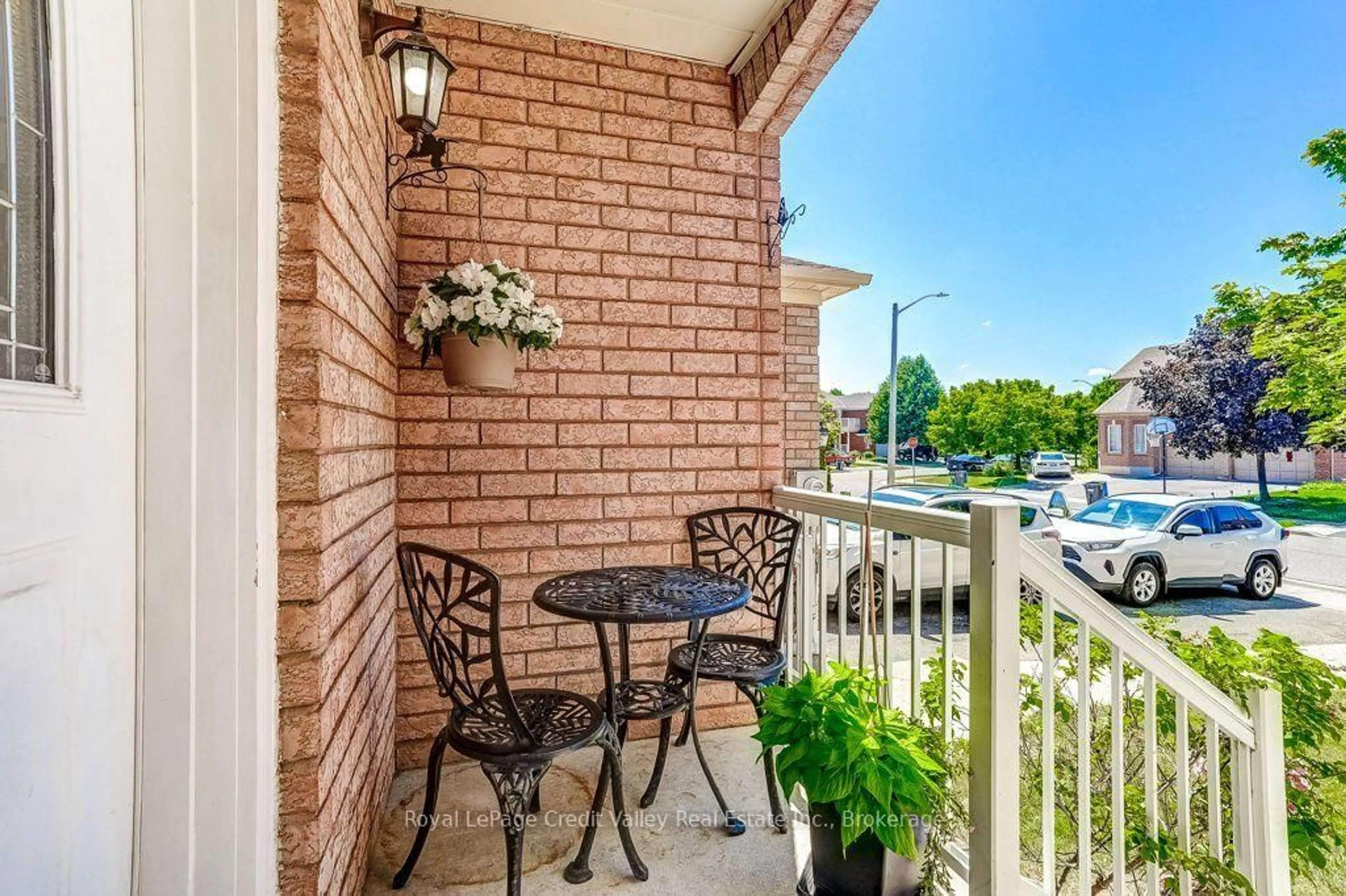 Balcony in the apartment, street for 23 Tinsmith St, Brampton Ontario L7A 1N1