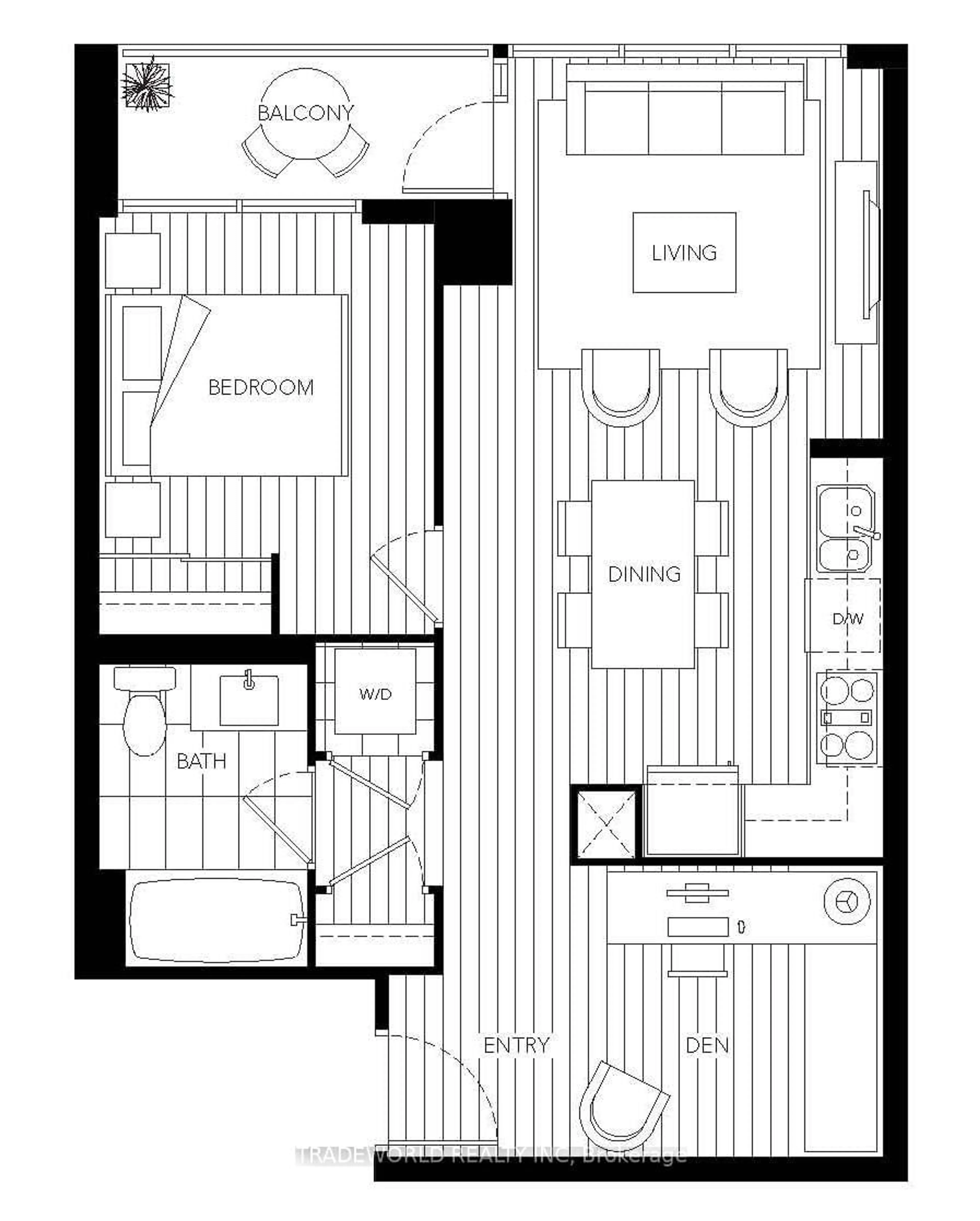 Floor plan for 2220 Lake Shore Blvd #3306, Toronto Ontario M8V 0C1