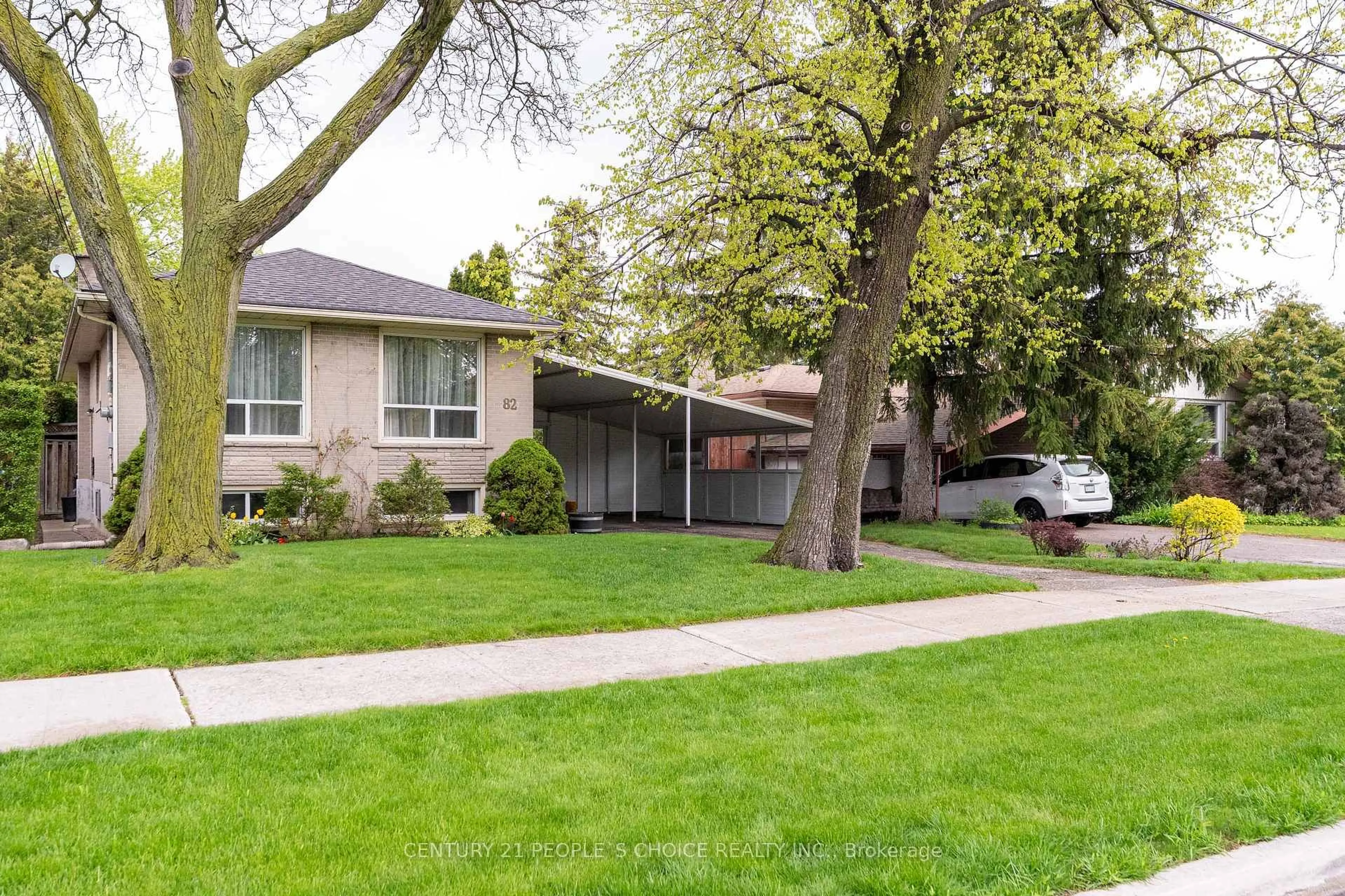Home with vinyl exterior material, street for 82 Hadrian Dr, Toronto Ontario M9W 1V4