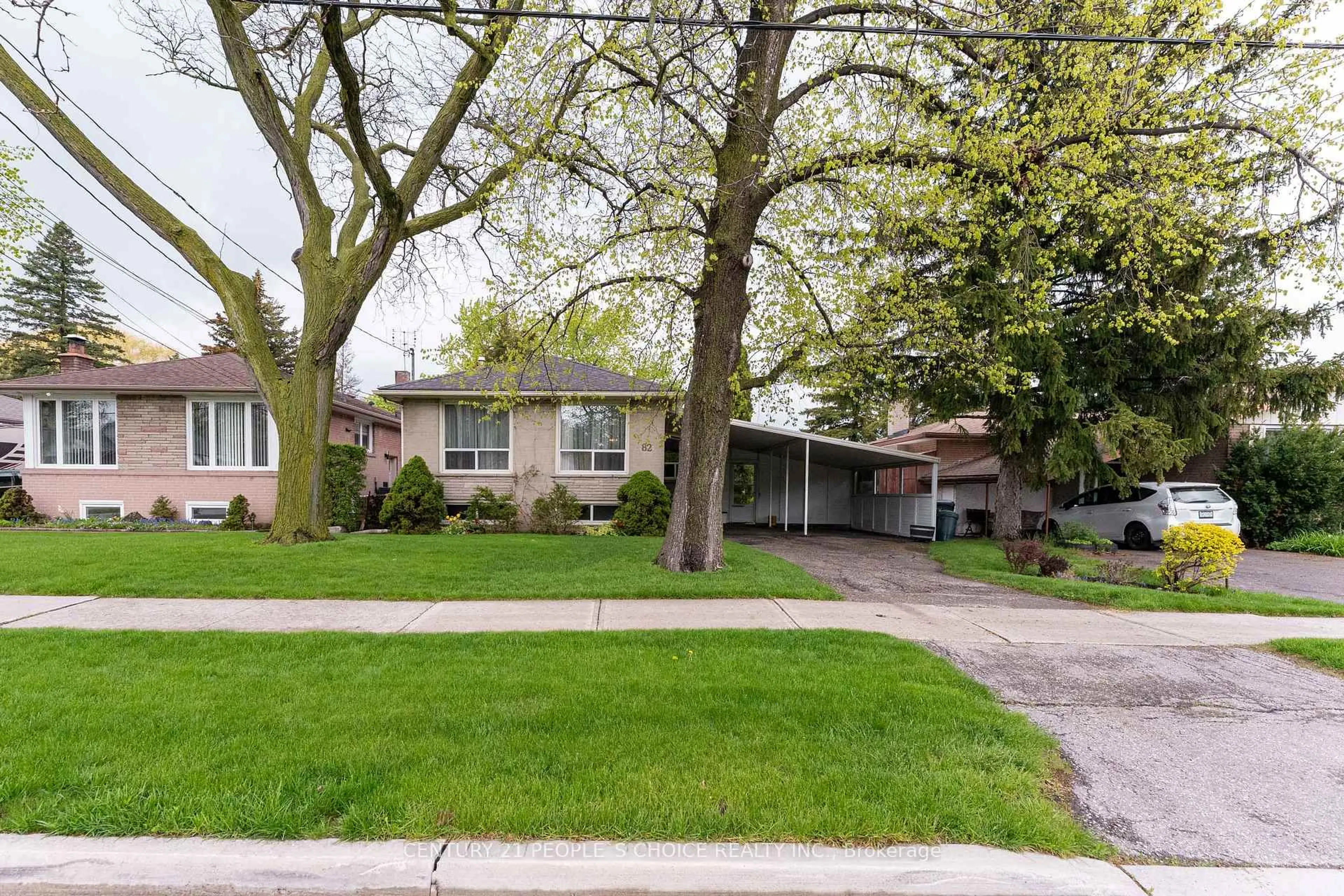 Home with vinyl exterior material, street for 82 Hadrian Dr, Toronto Ontario M9W 1V4