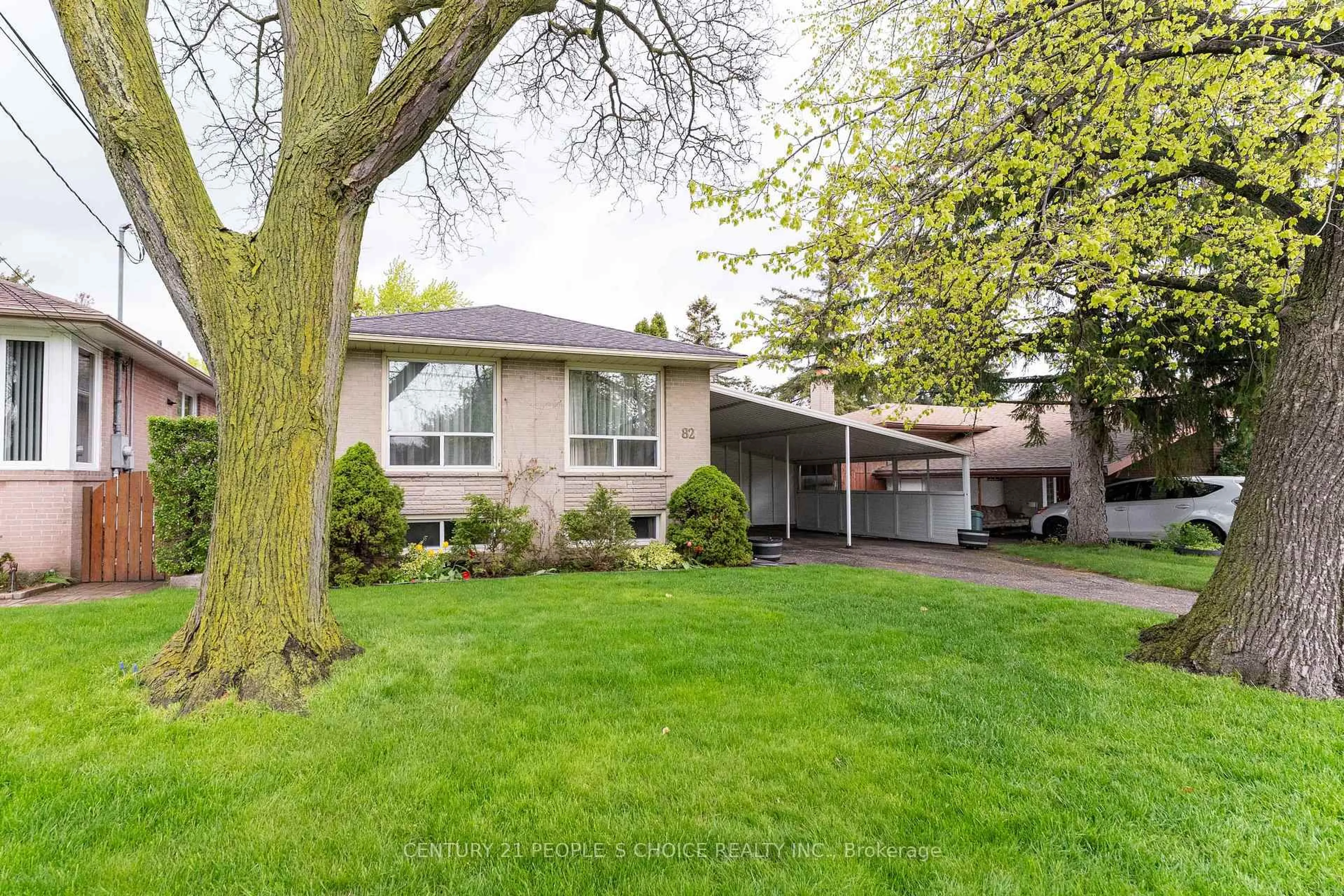 Home with vinyl exterior material, street for 82 Hadrian Dr, Toronto Ontario M9W 1V4