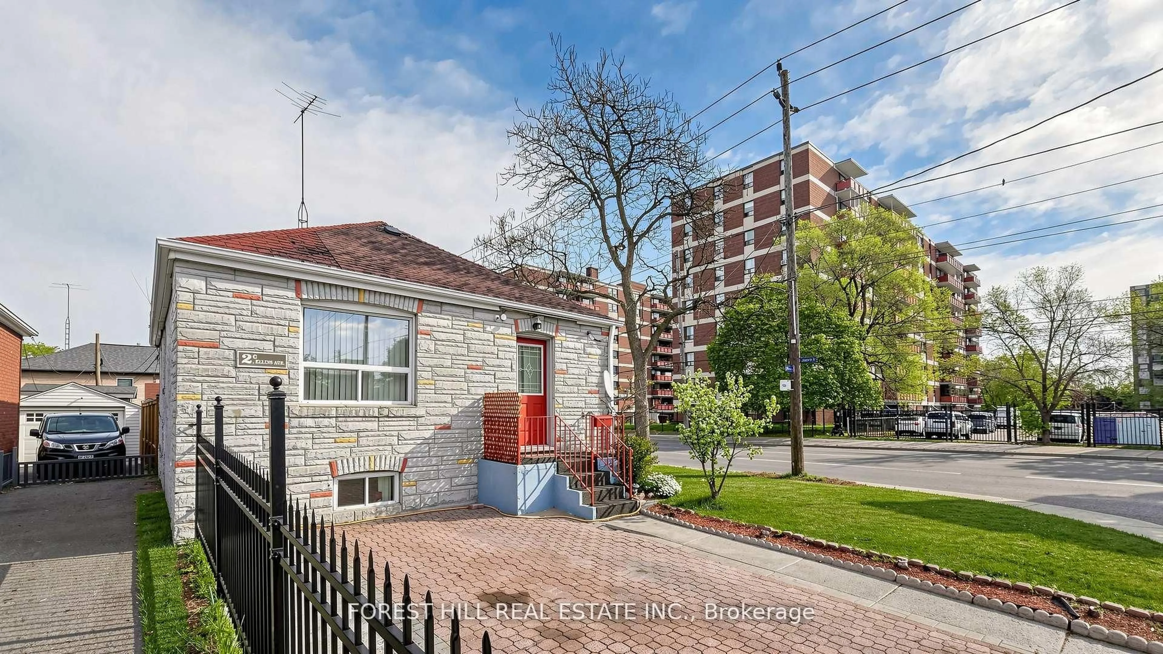 Home with brick exterior material, building for 2 Ellins Ave, Toronto Ontario M6N 2A1