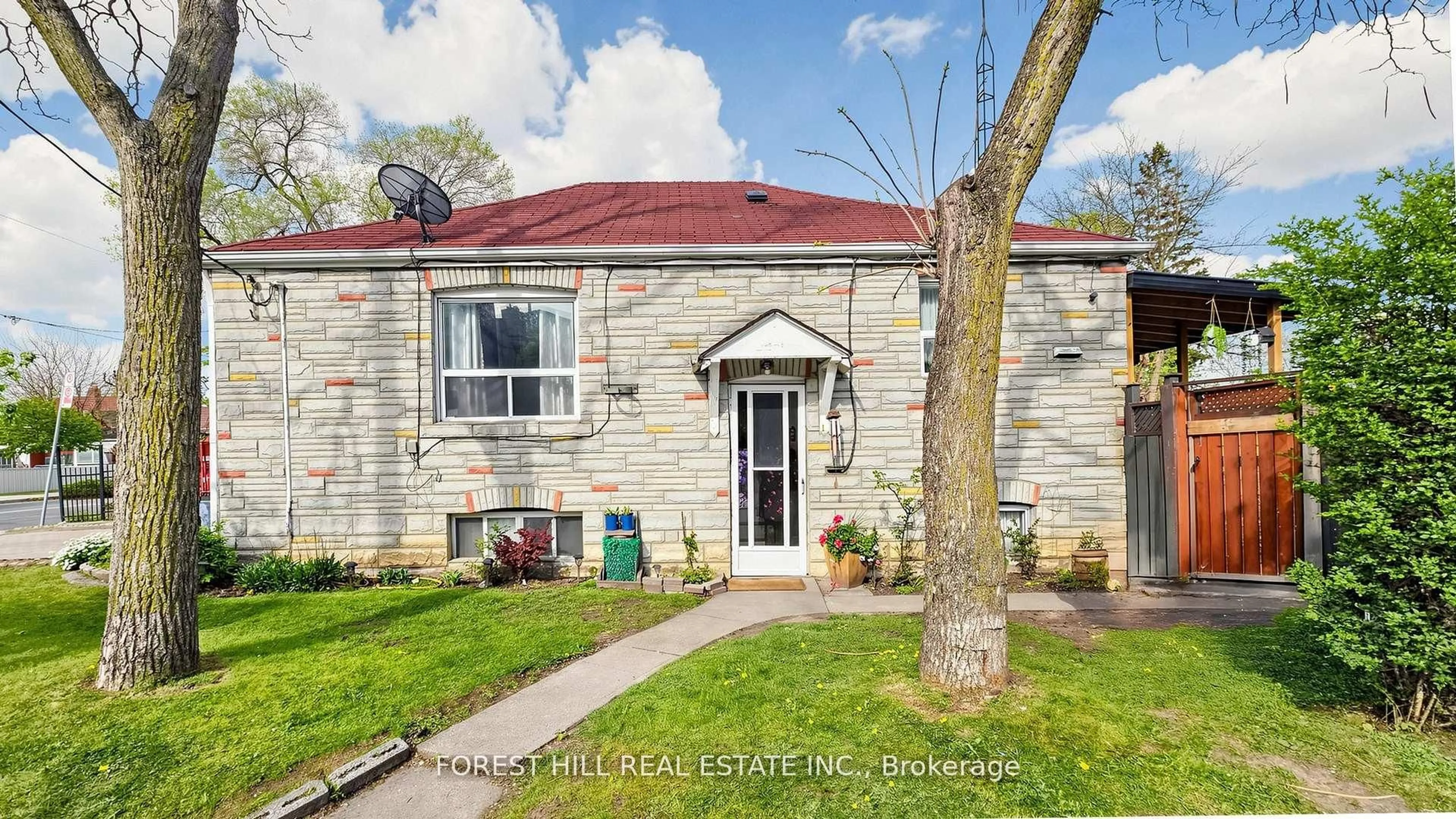 Home with brick exterior material, street for 2 Ellins Ave, Toronto Ontario M6N 2A1