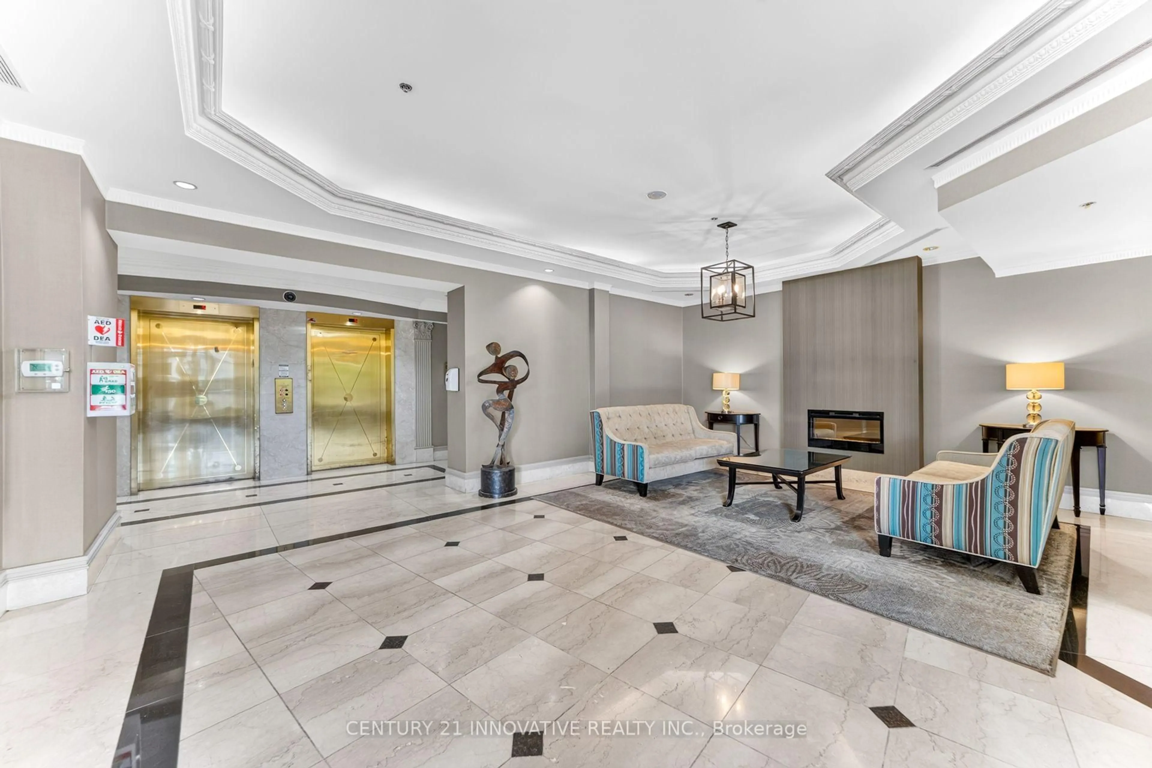 Lobby for 1 Belvedere Crt #909, Brampton Ontario L6V 4M6