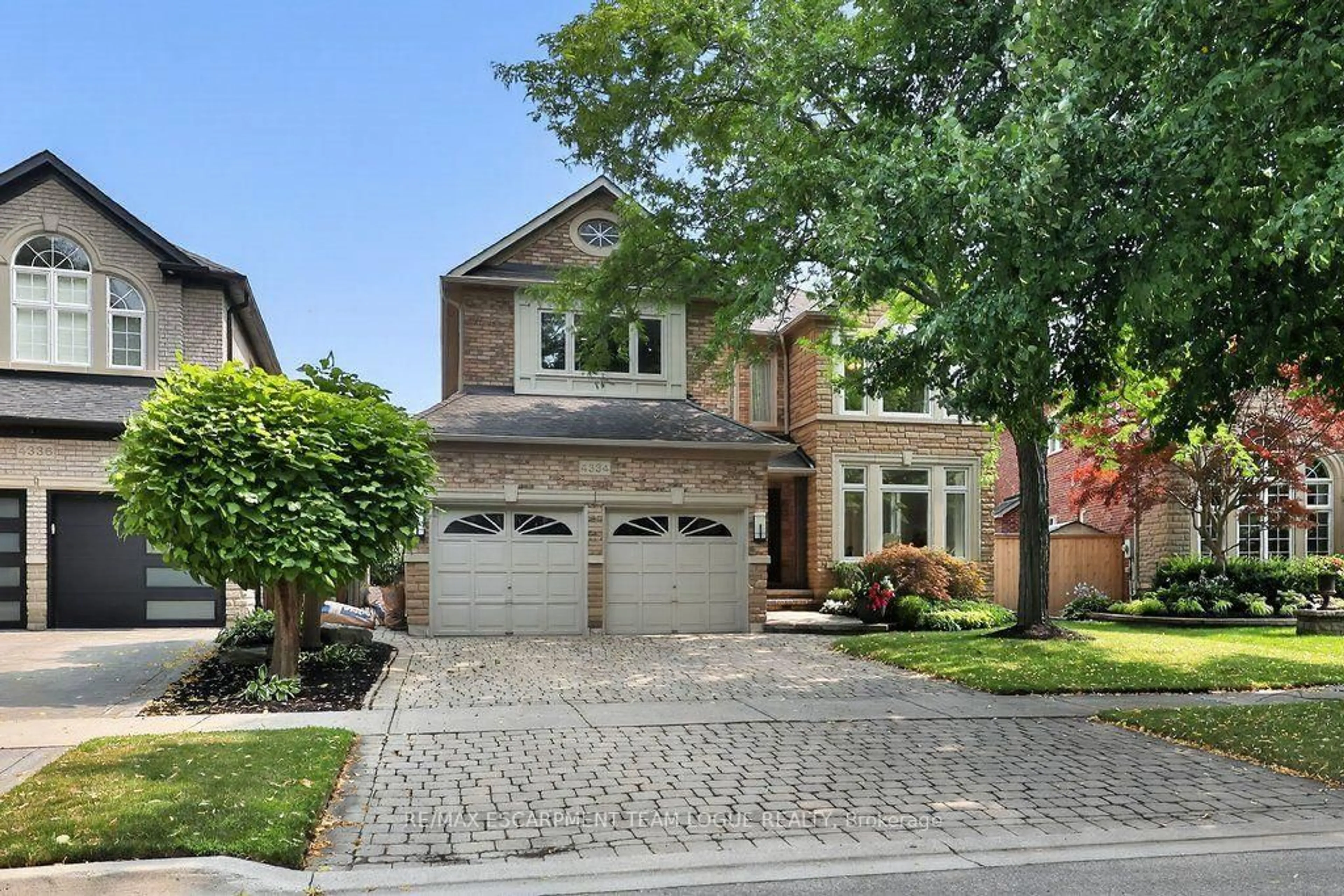 Home with brick exterior material, street for 4334 Rosemead Crt, Burlington Ontario L7M 4R1