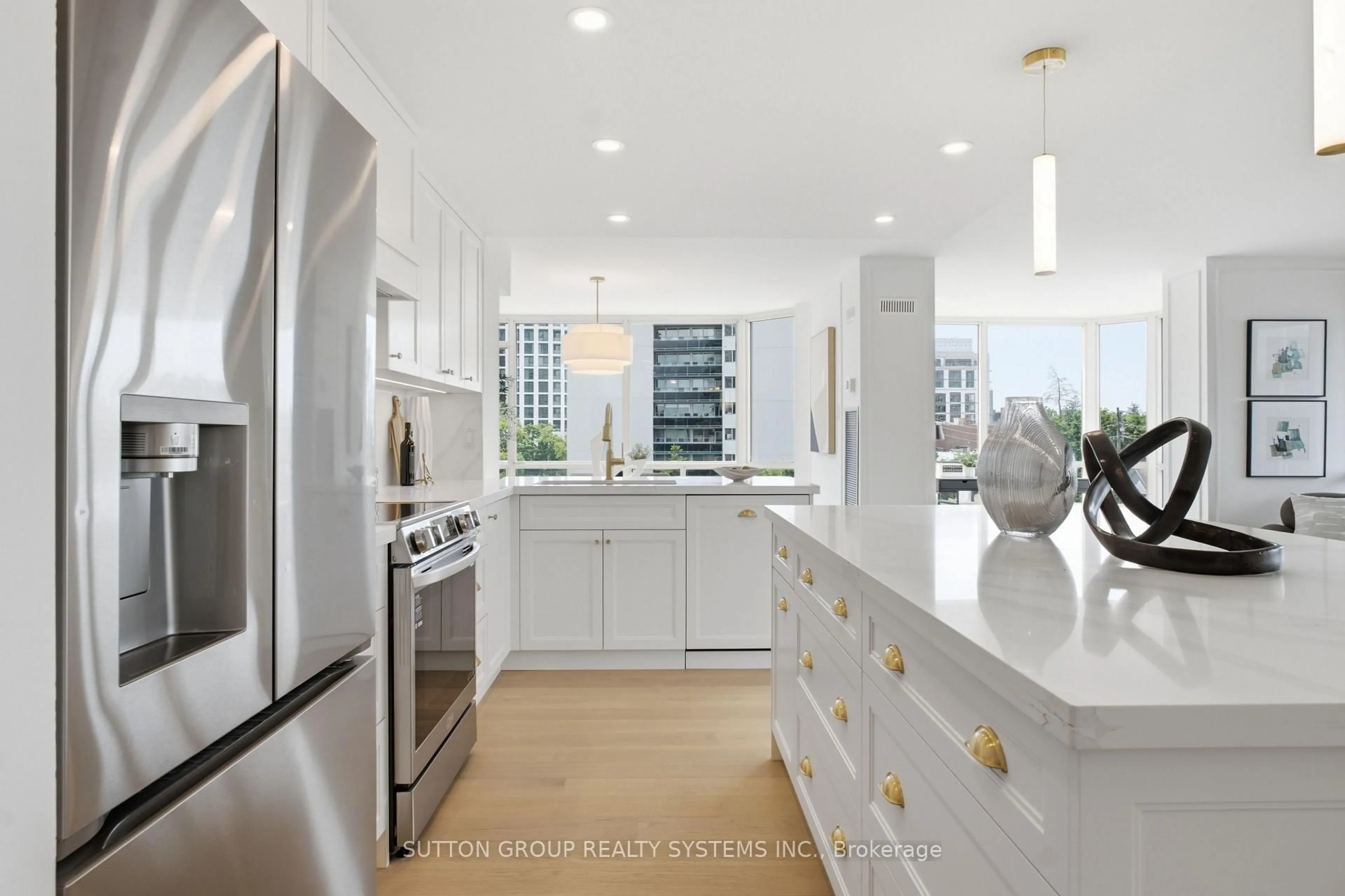 Contemporary kitchen, ceramic/tile floor for 1320 Islington Ave #601, Toronto Ontario M9A 5C6