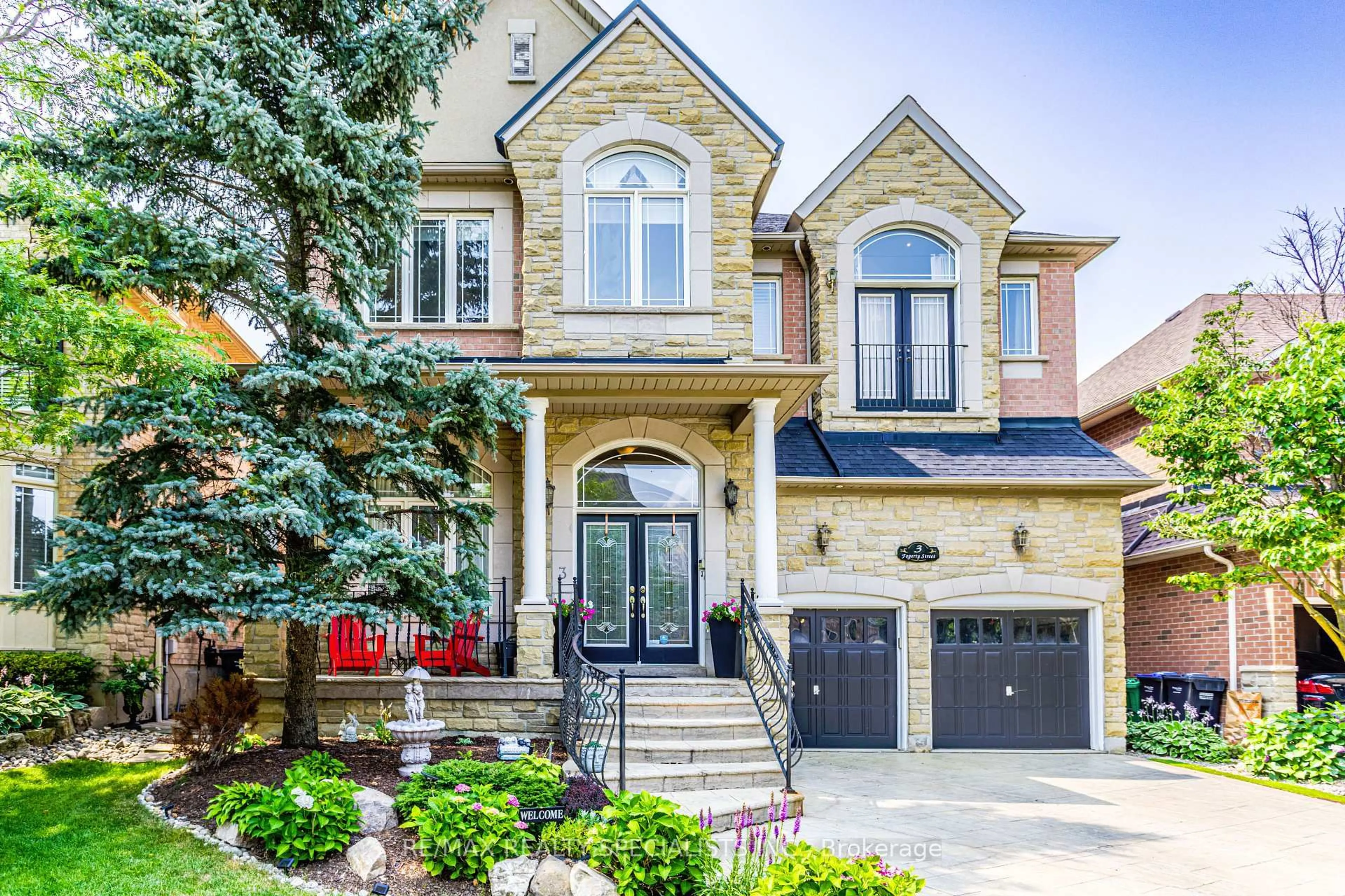 Home with brick exterior material, street for 3 Fogerty St, Brampton Ontario L6Y 5K3