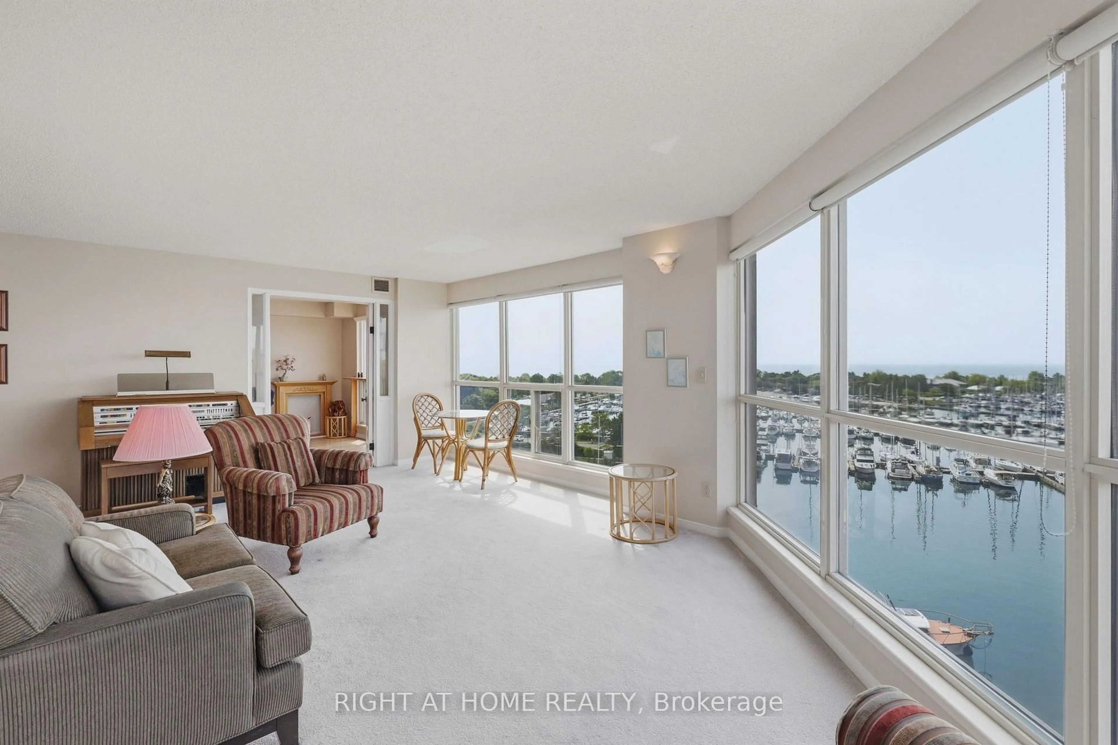 Living room with furniture, unknown for 2267 Lake Shore Blvd #806, Toronto Ontario M8V 3X2