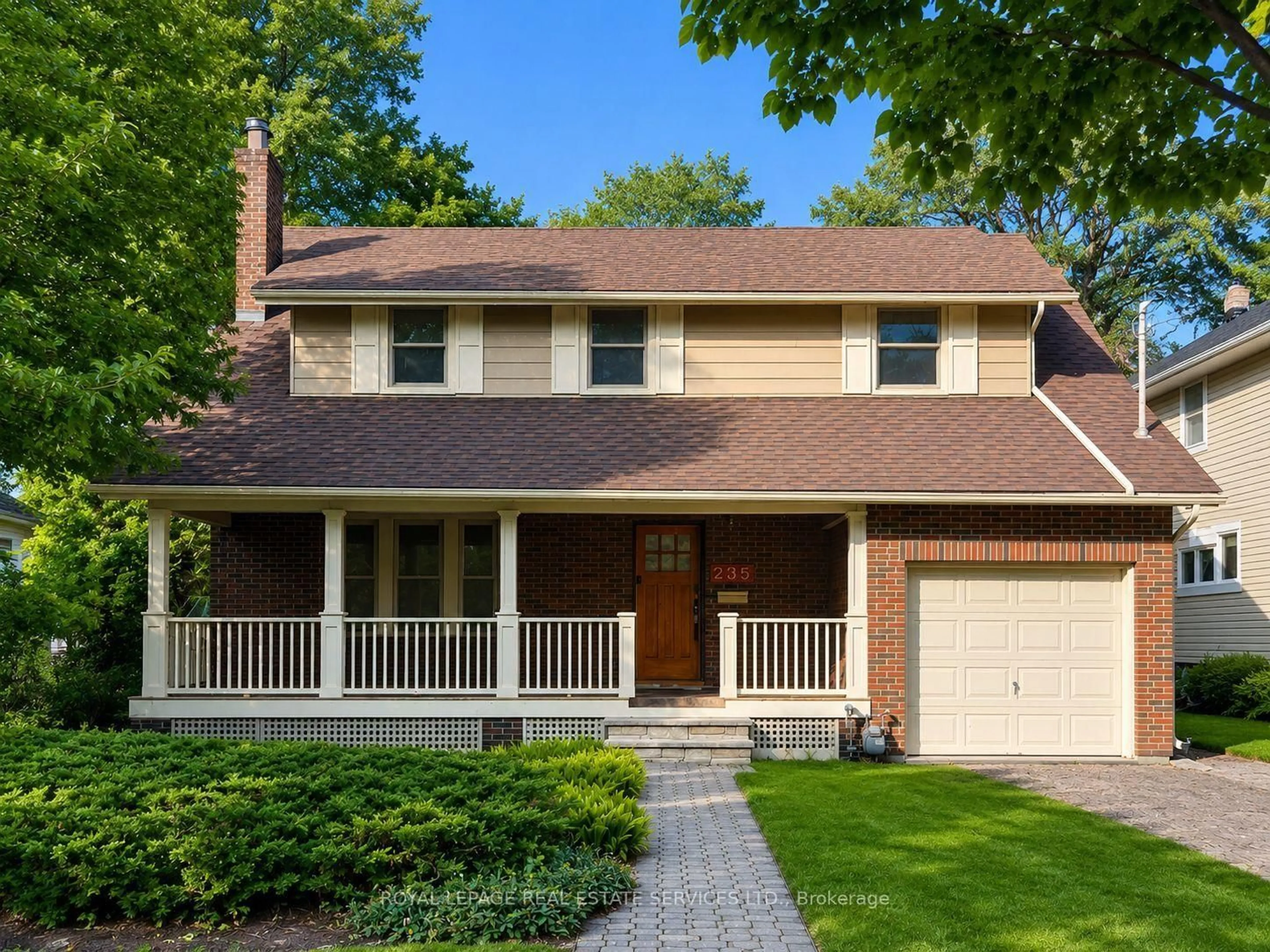 Home with brick exterior material, street for 235 Douglas Ave, Oakville Ontario L6J 3S2