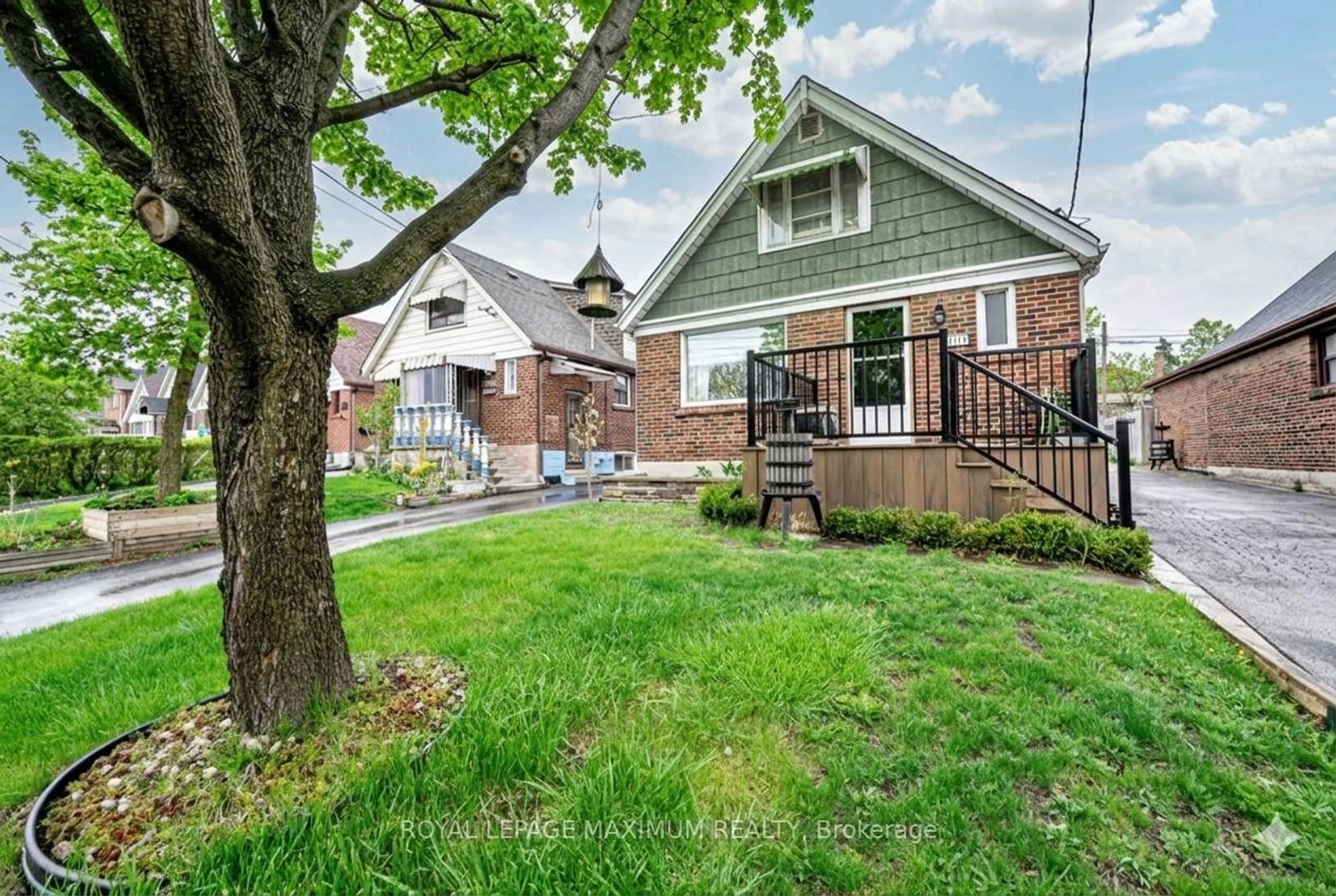 Home with brick exterior material, street for 2113 Keele St, Toronto Ontario M6M 3Z3