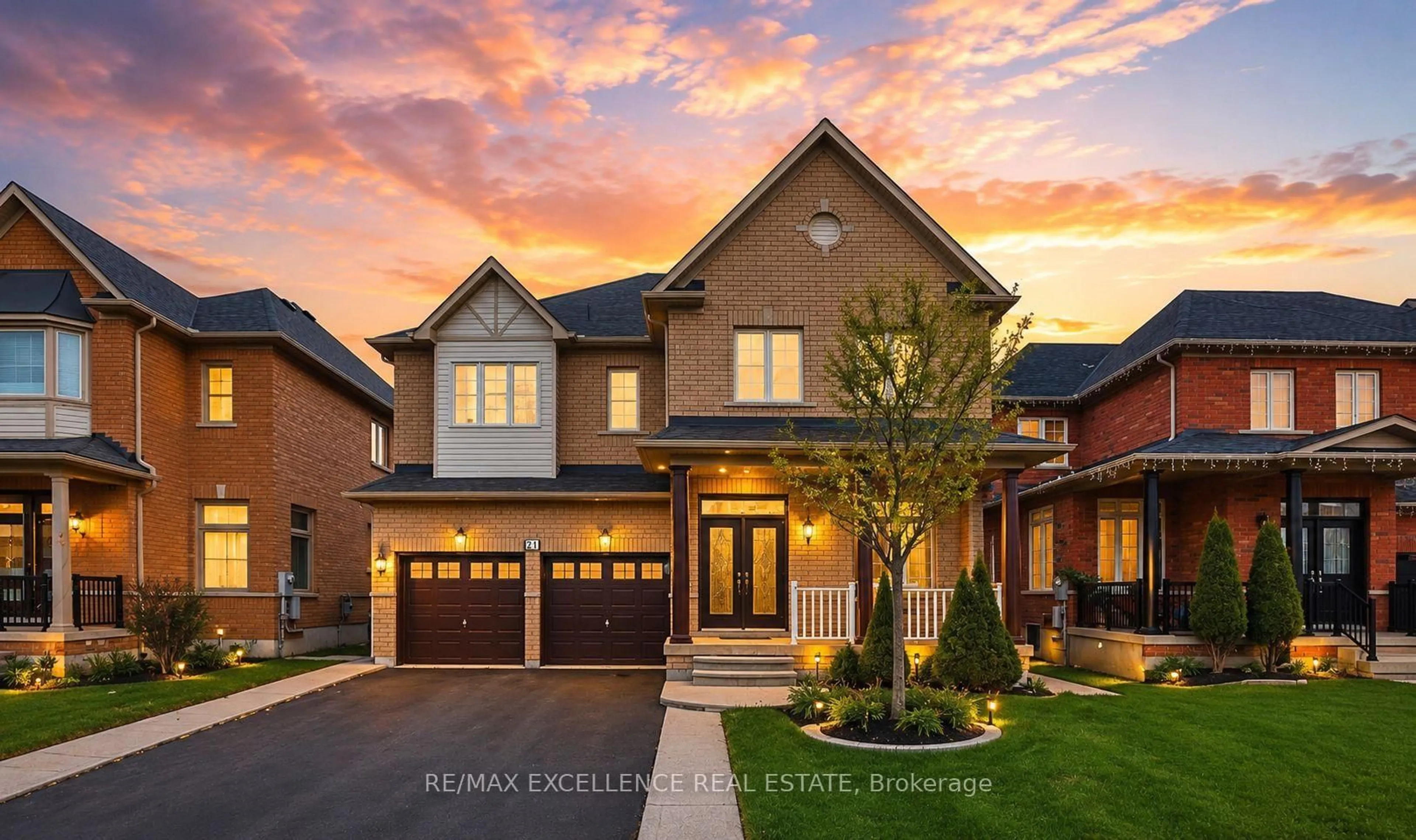 Home with brick exterior material, street for 21 Castle Mountain Dr, Brampton Ontario L6R 2W9