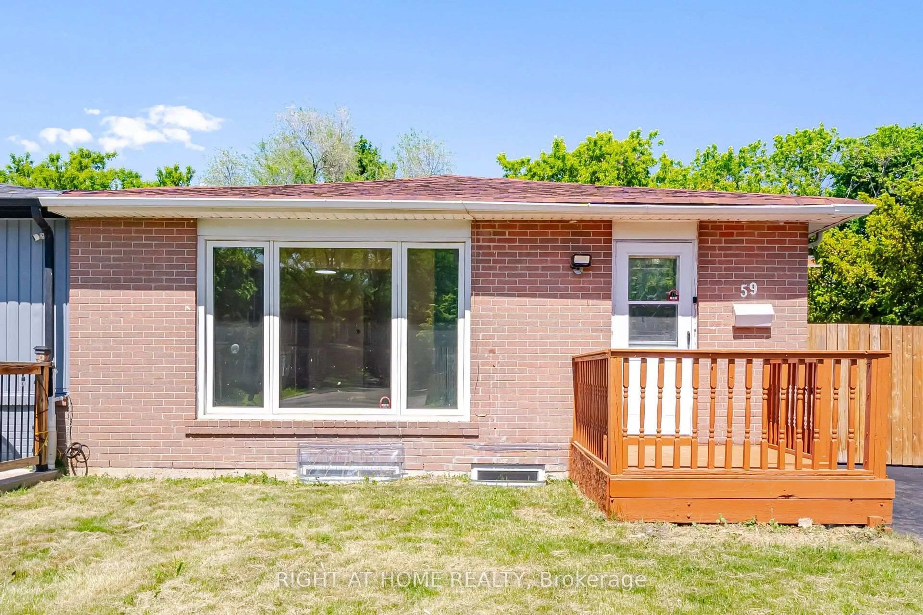 Home with brick exterior material, street for 59 Edenborough Dr, Brampton Ontario L6T 3A6