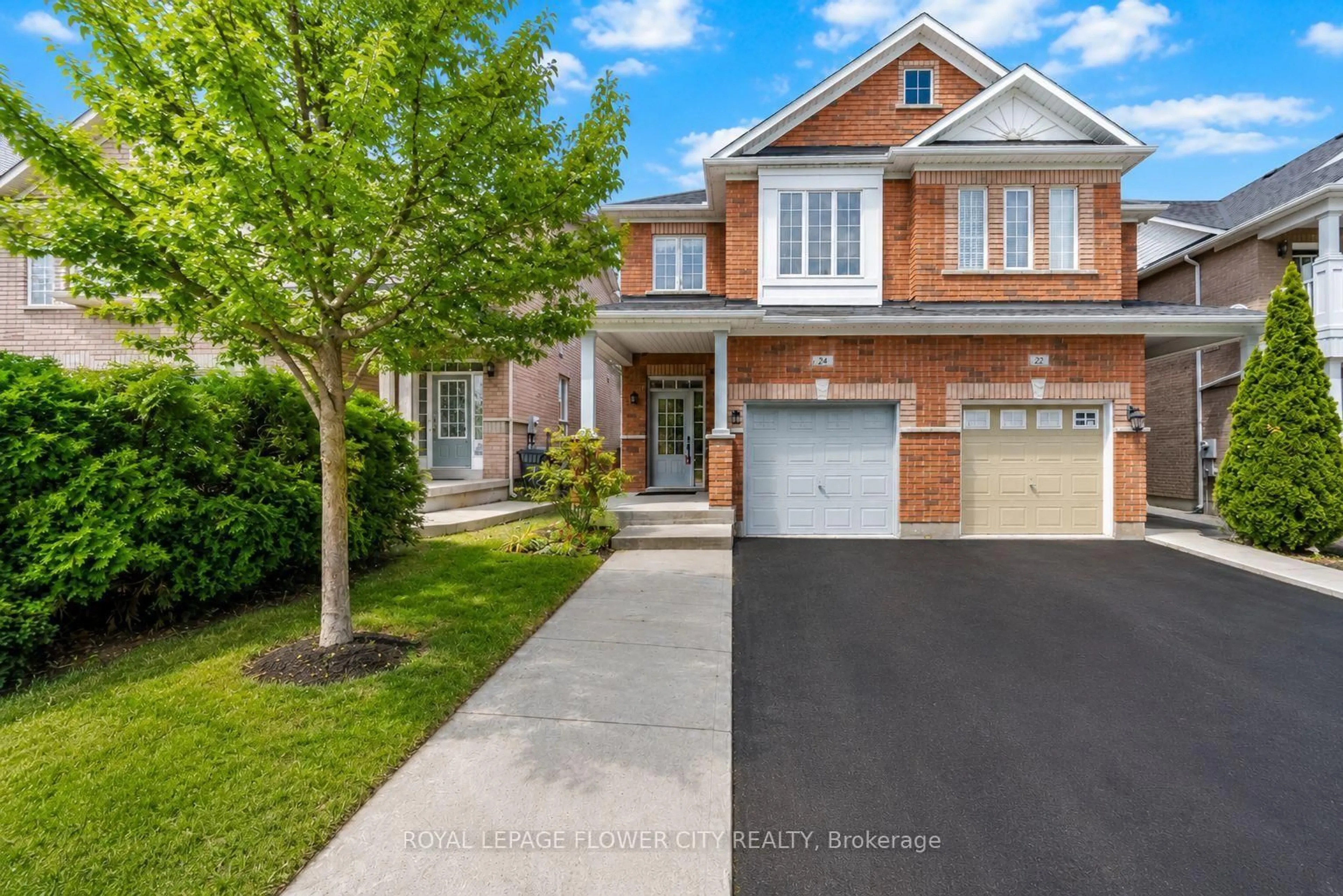 Home with brick exterior material, street for 24 Martree Cres, Brampton Ontario L6V 4R3