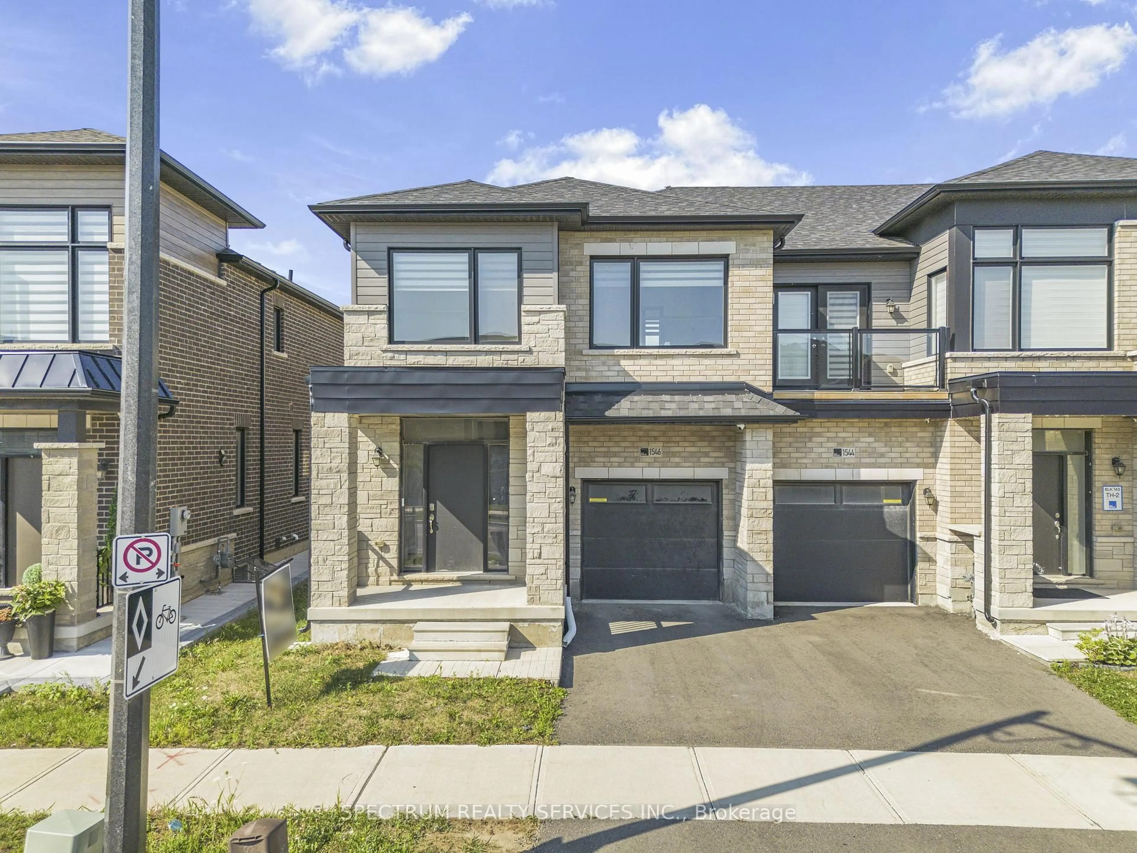 Home with brick exterior material, street for 1546 Rose Way, Milton Ontario L9E 1V8