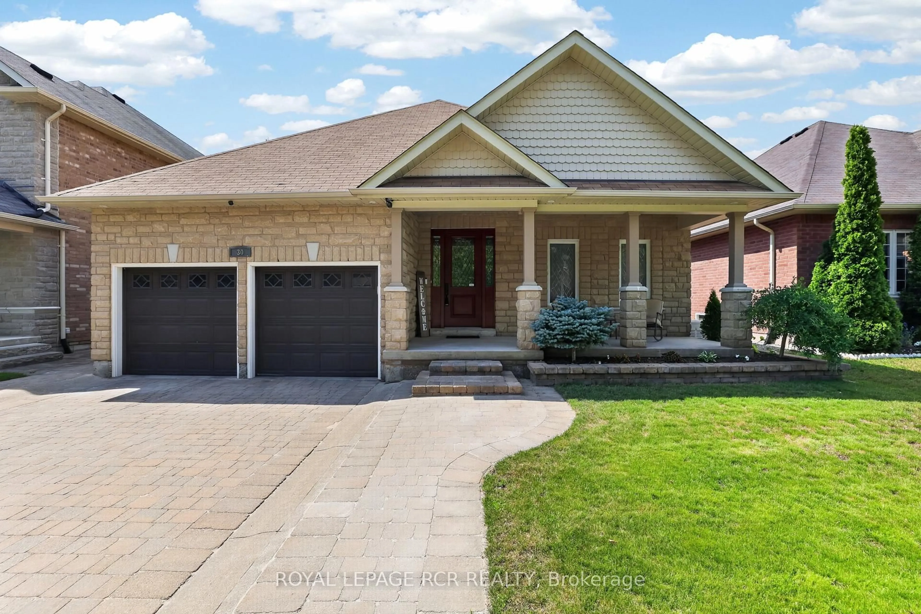 Home with brick exterior material, street for 30 Borland Cres, Caledon Ontario L7C 3M4