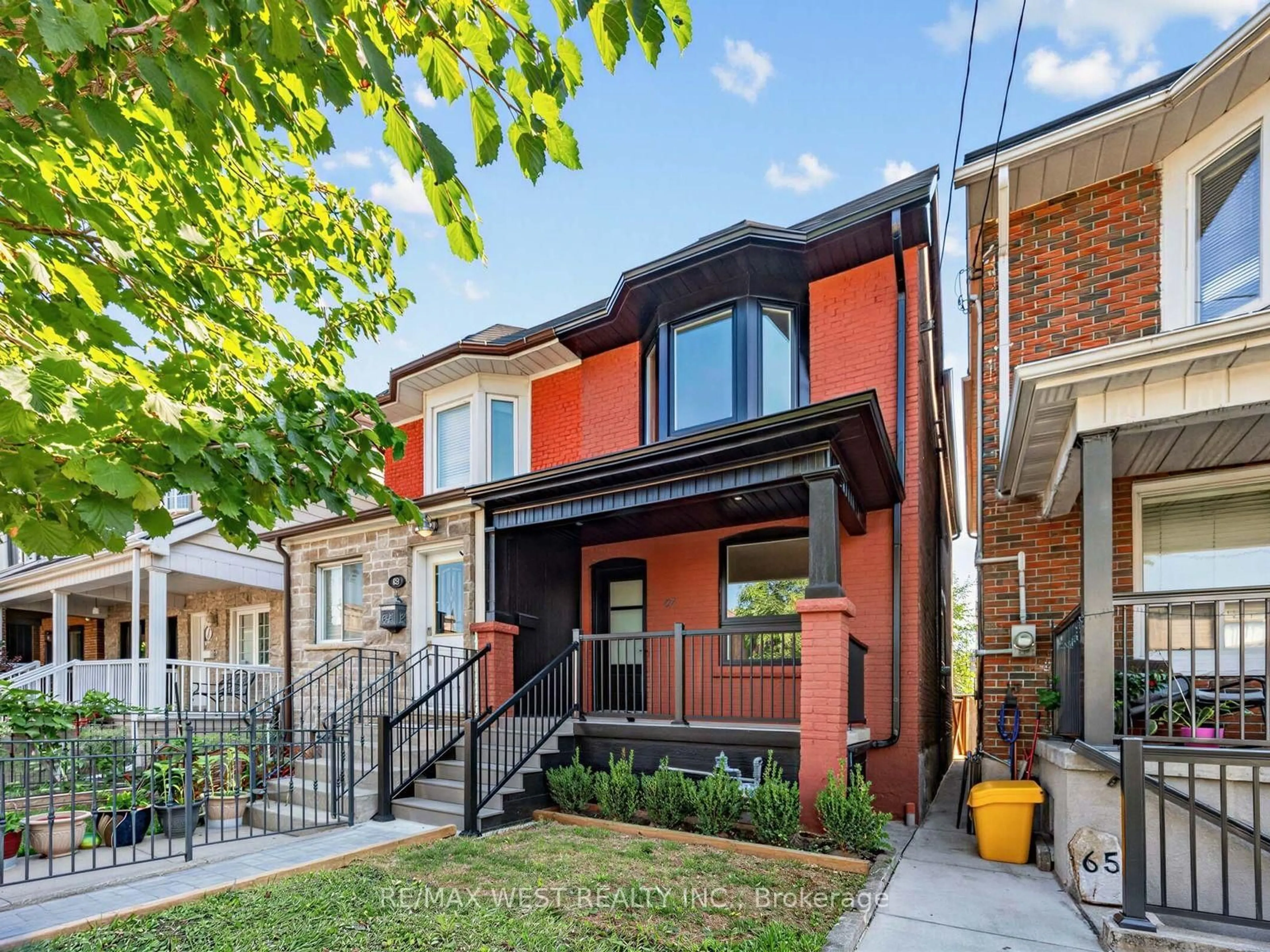 Home with brick exterior material, street for 67 Day Ave, Toronto Ontario M6E 3W1