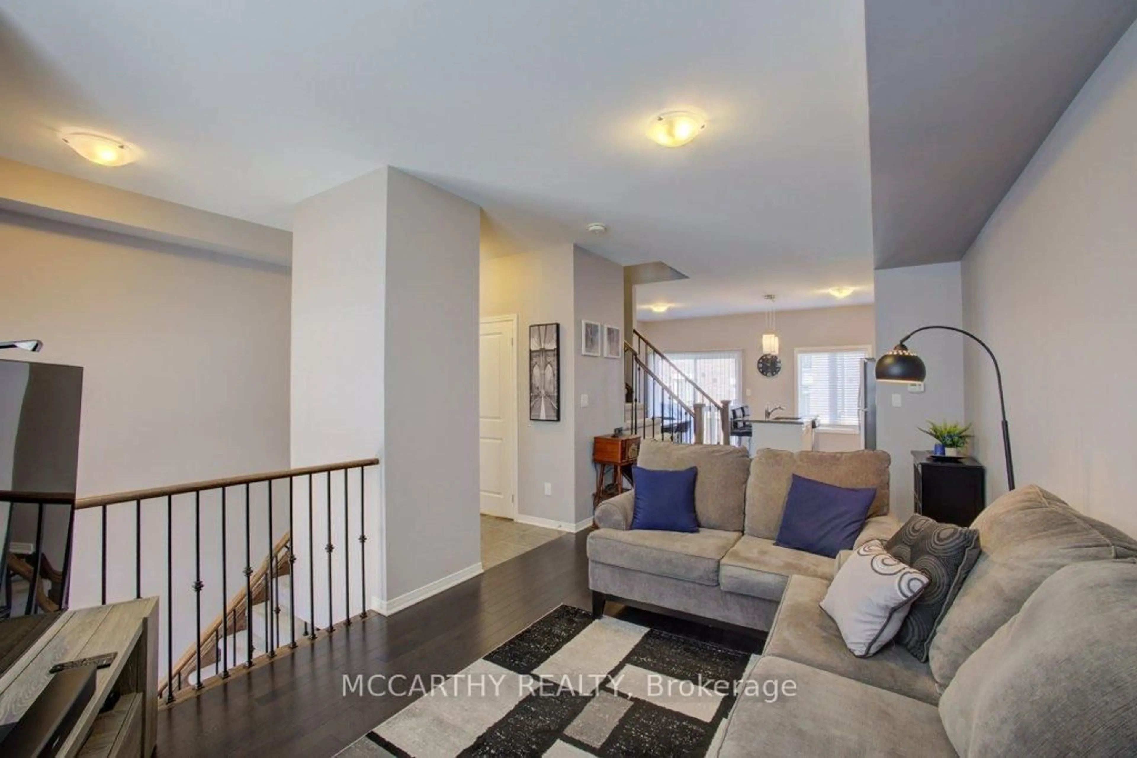 Living room with furniture, unknown for 60 First St #14, Orangeville Ontario L9W 2E4