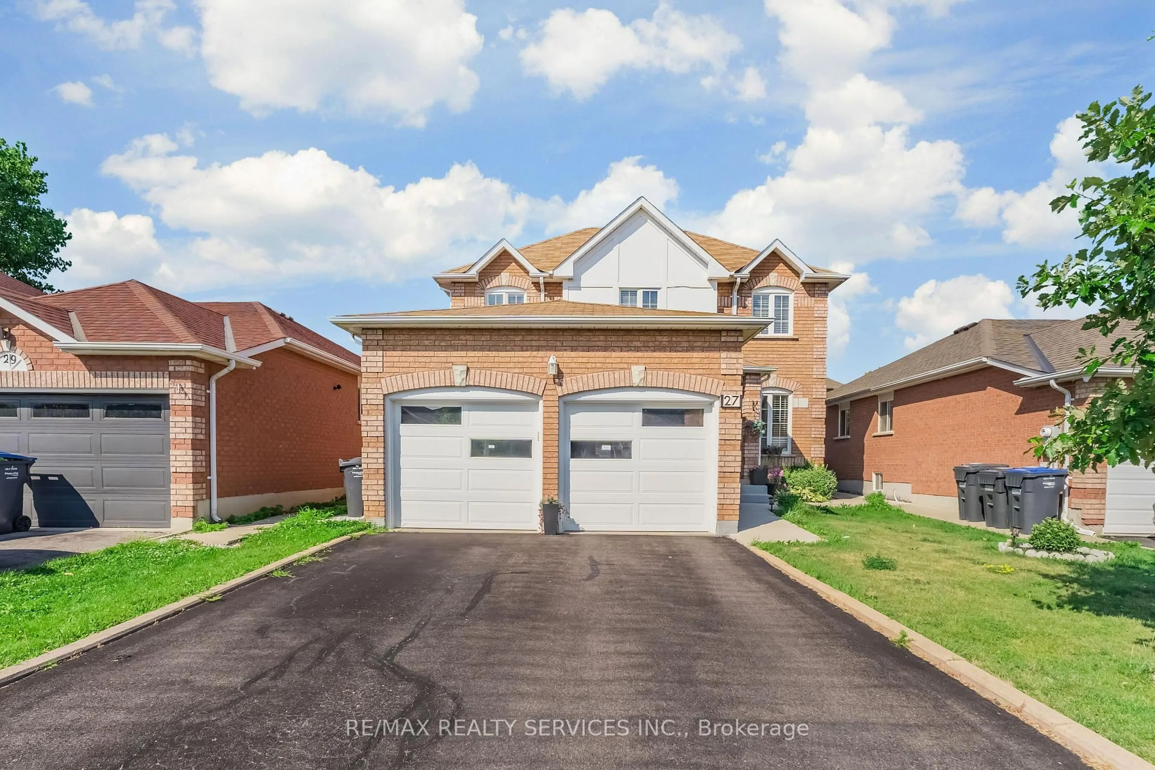 Home with brick exterior material, street for 27 Colleyville St, Brampton Ontario L7A 1H7