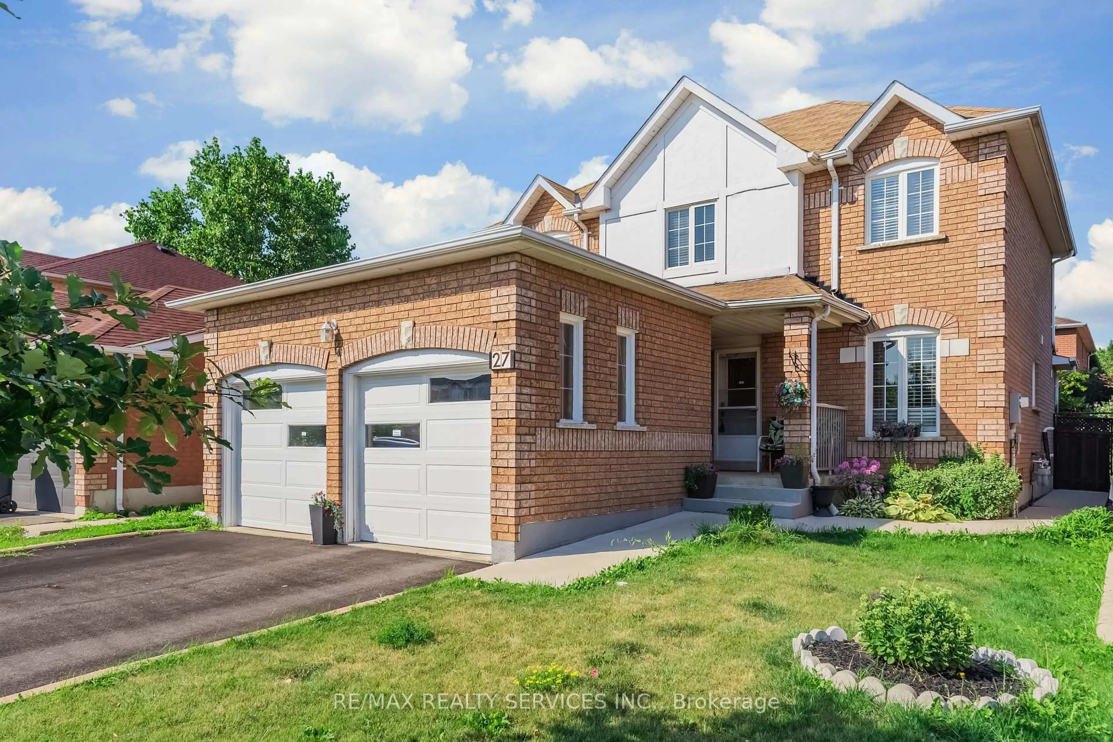 Home with brick exterior material, street for 27 Colleyville St, Brampton Ontario L7A 1H7