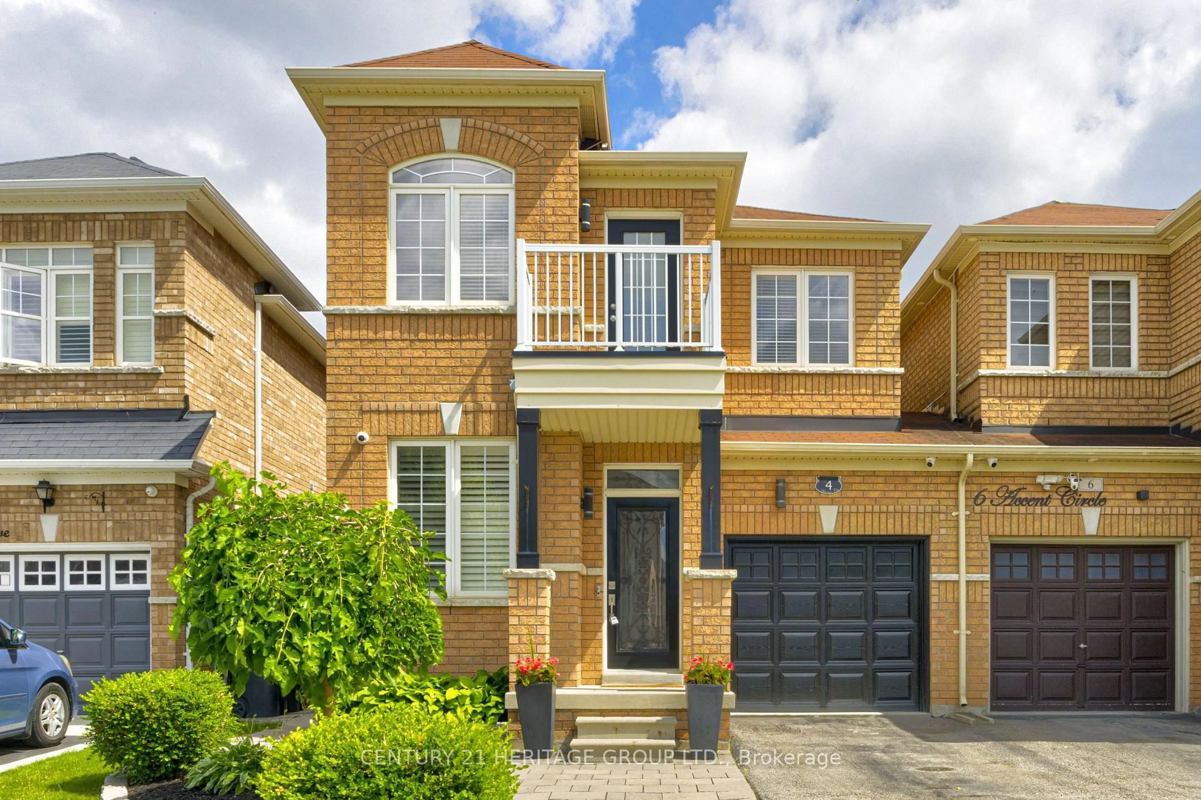 Home with brick exterior material, street for 4 Accent Circ, Brampton Ontario L7A 0L2