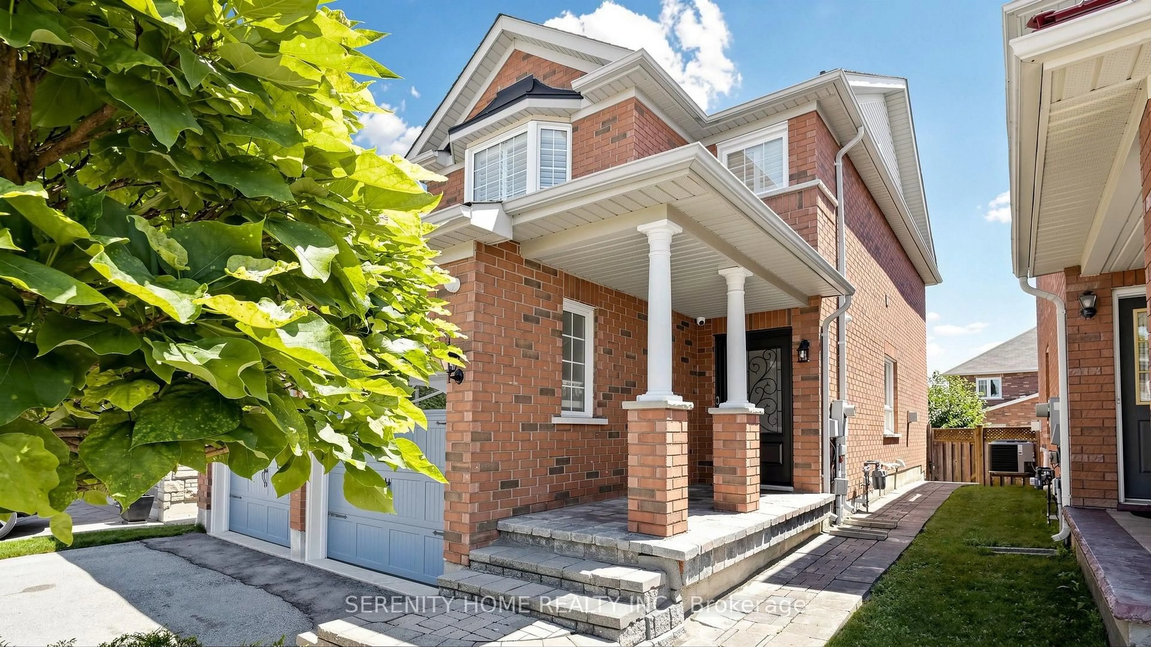Home with brick exterior material, street for 3416 Sunlight St, Mississauga Ontario L5M 7M7