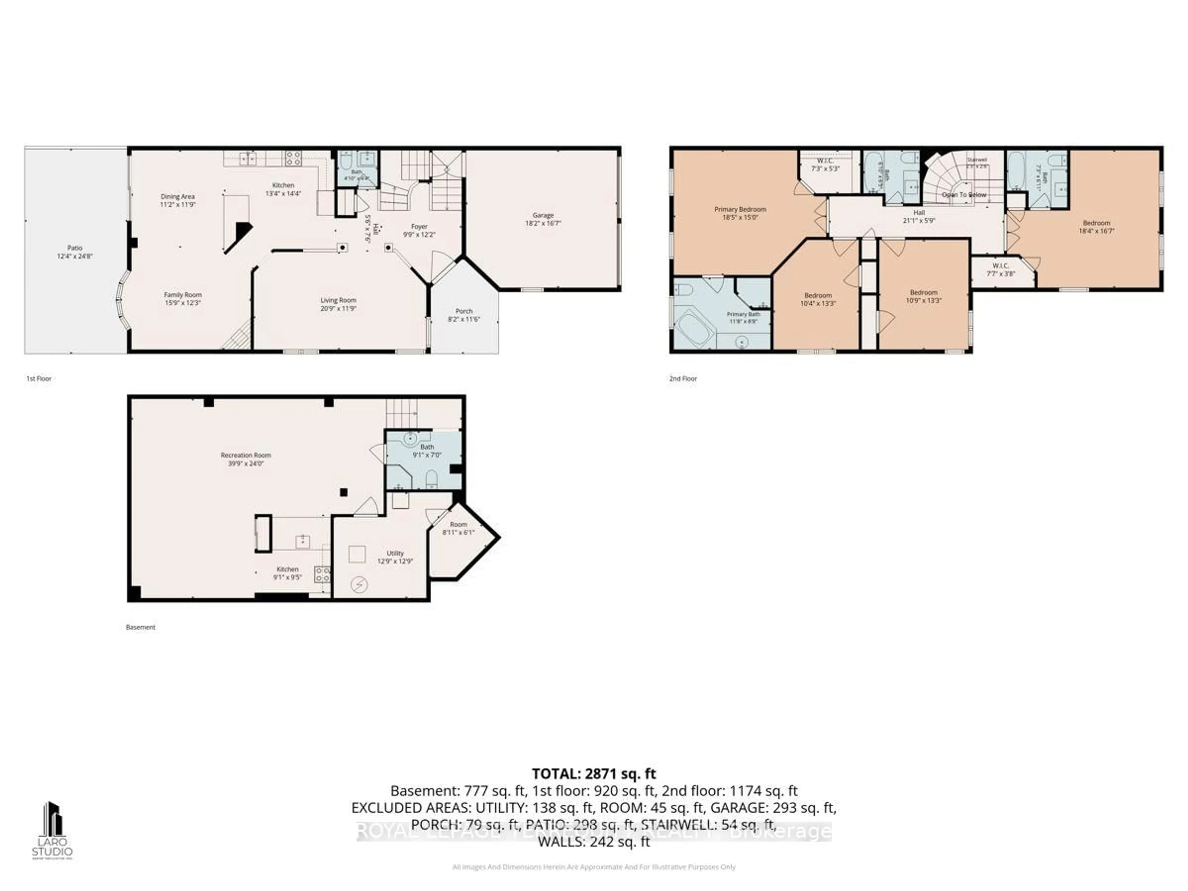 Floor plan for 7339 Black Walnut Tr, Mississauga Ontario L5N 7M3