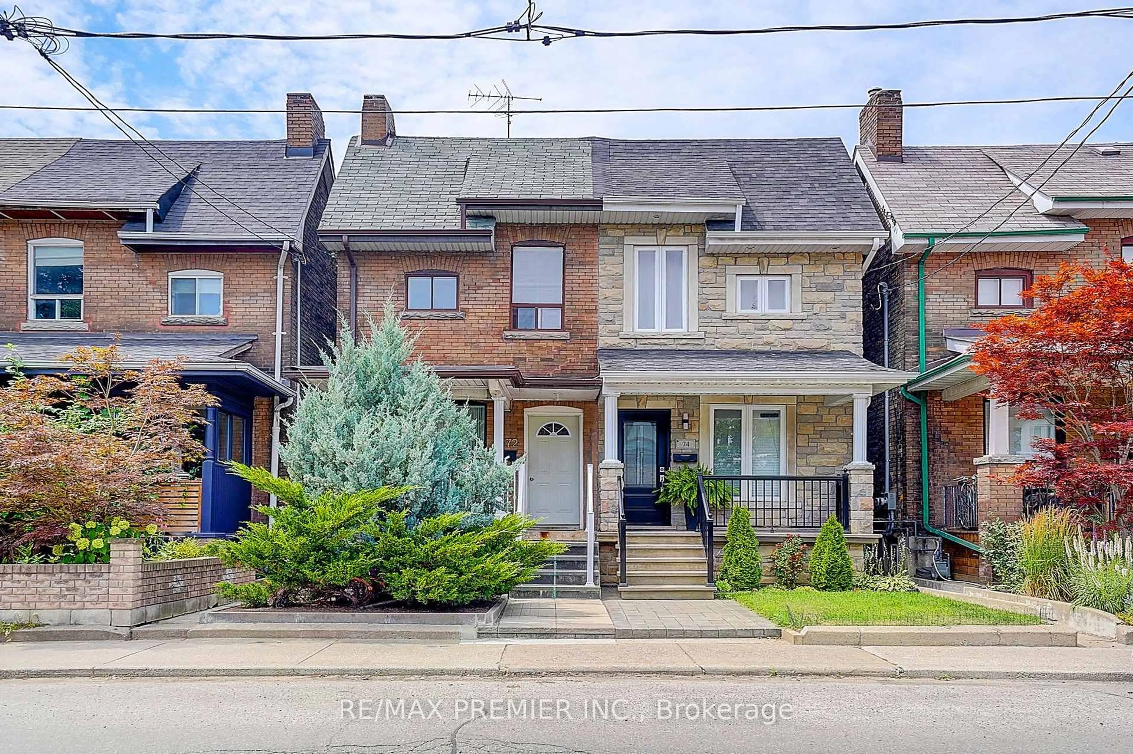 Home with brick exterior material, street for 72 Symington Ave, Toronto Ontario M6P 3W1