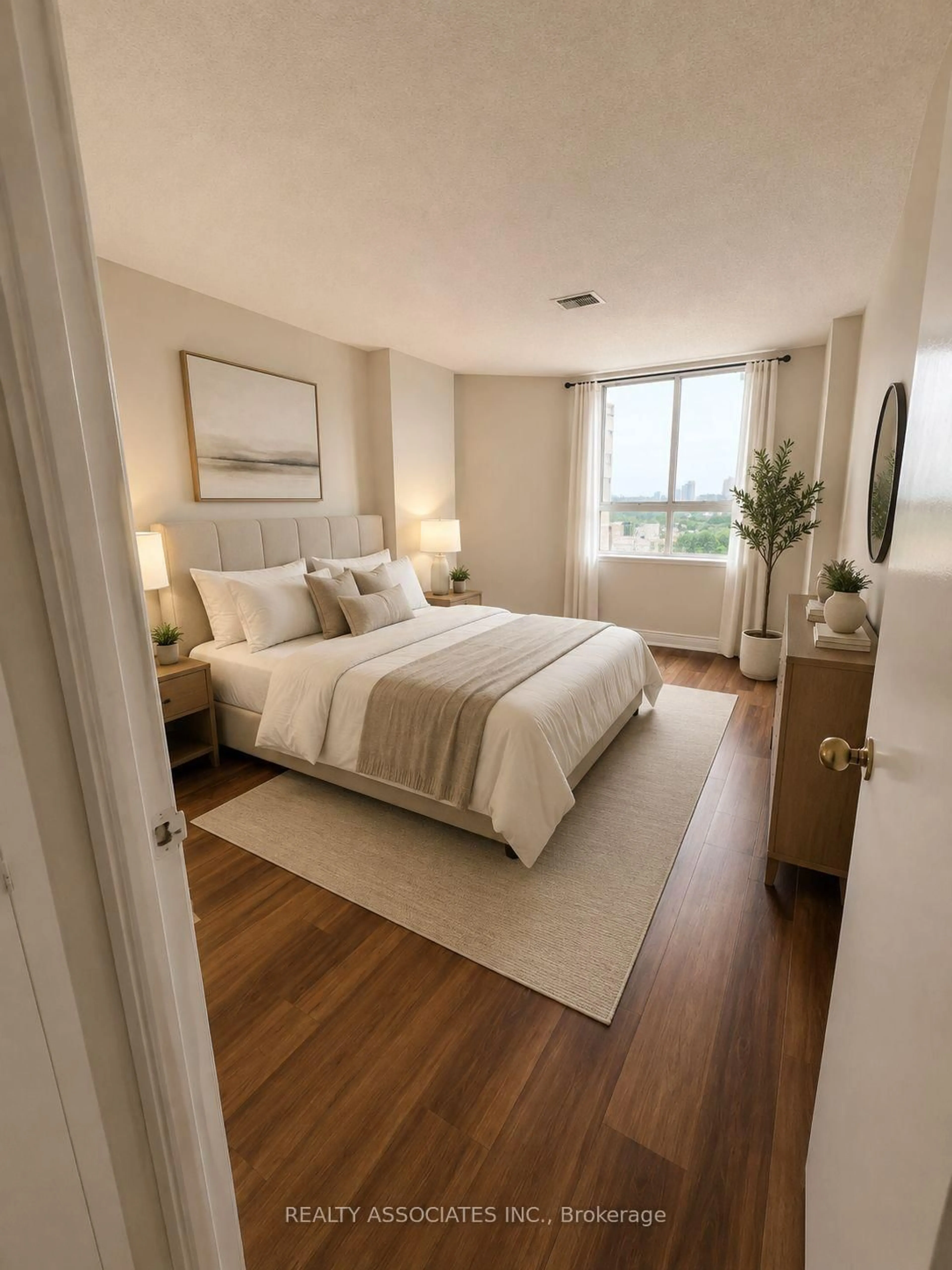 Bedroom with bed, unknown for 4185 Shipp Dr #2213, Mississauga Ontario L4Z 2Y8