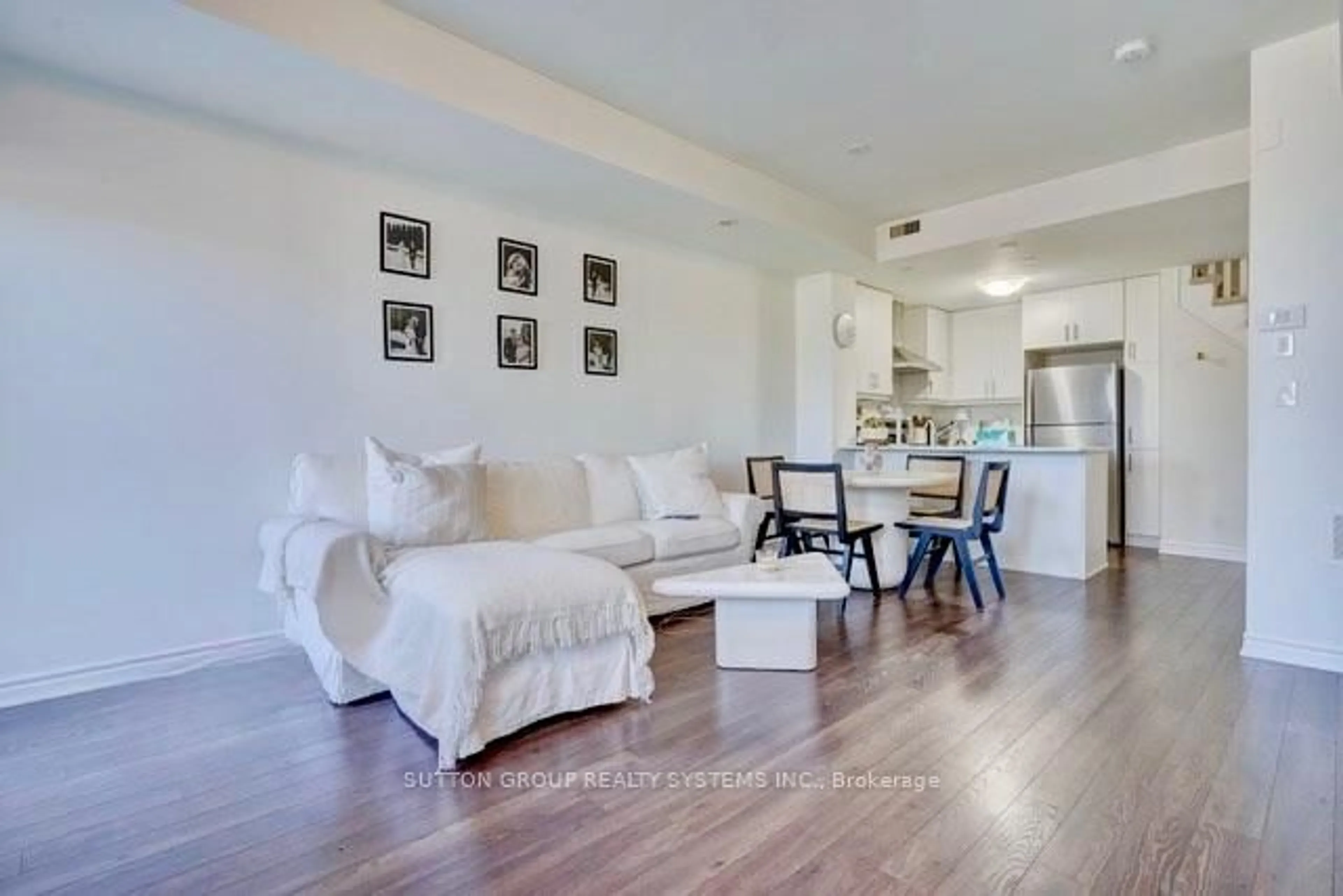 Living room with furniture, unknown for 100 Long Branch Ave #33, Toronto Ontario M8W 1N6