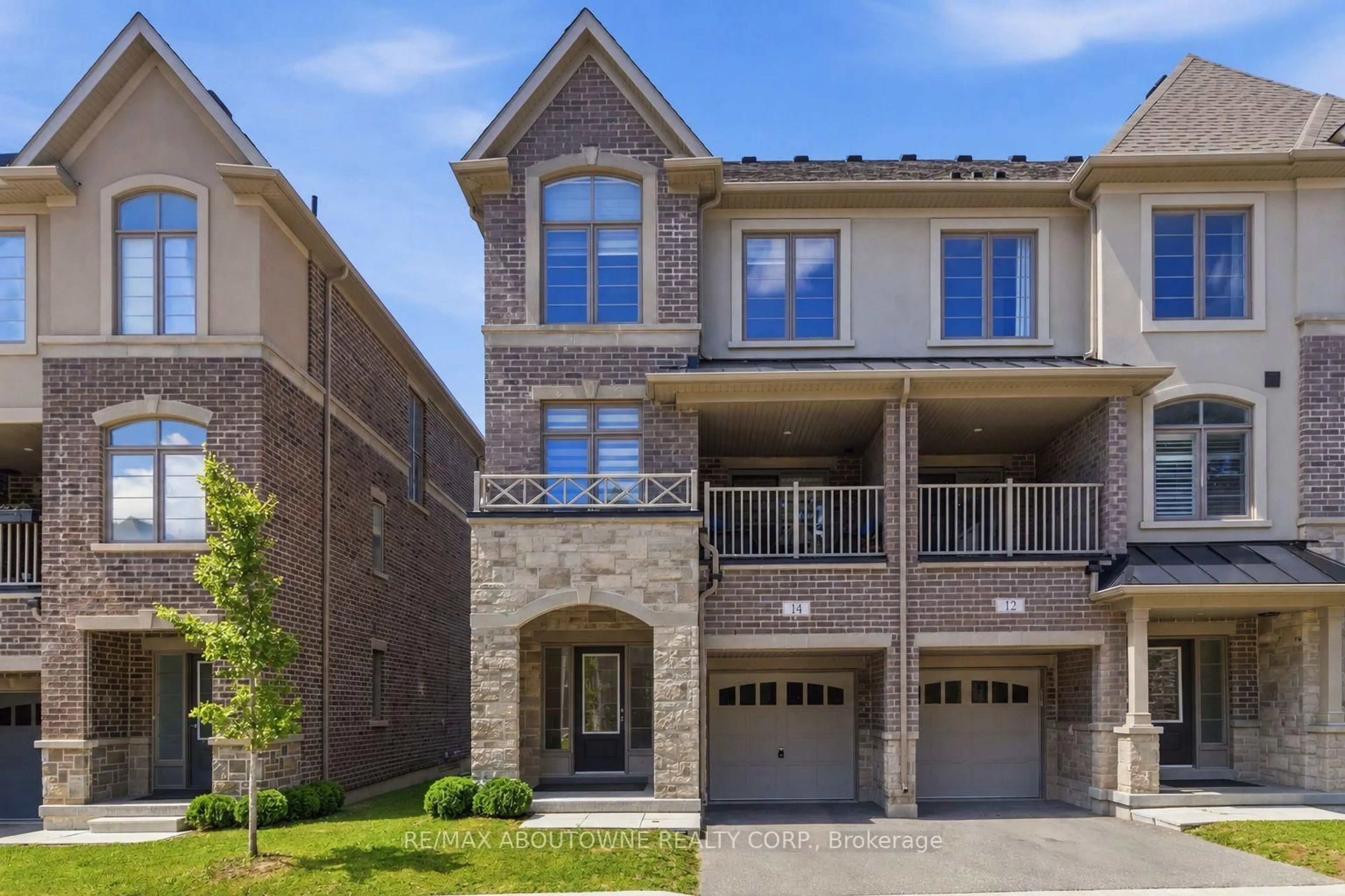 Home with brick exterior material, street for 14 Summerbeam Way, Brampton Ontario L6Y 6K5