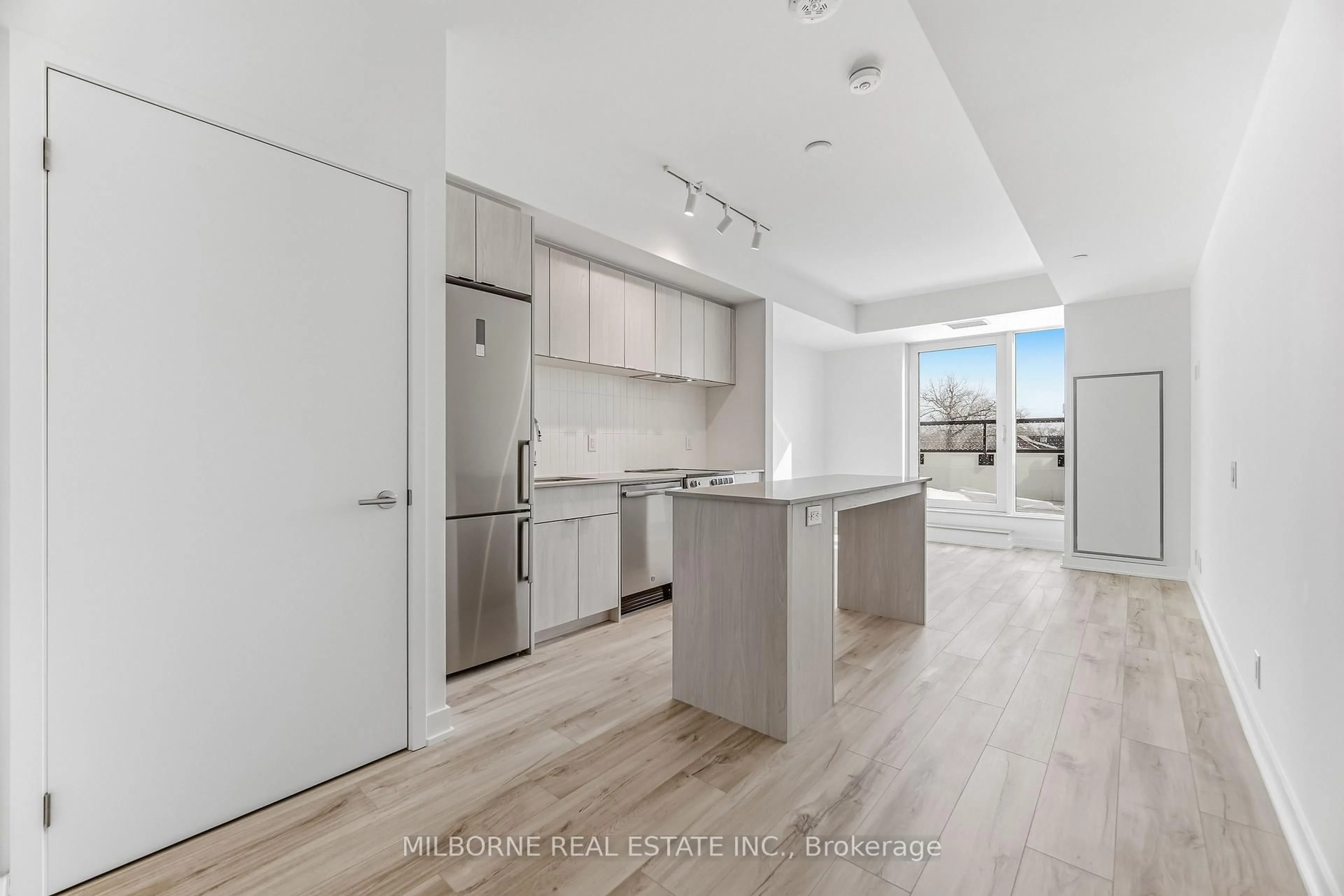 Open concept kitchen, unknown for 1660 Bloor St #510, Toronto Ontario M6P 1A8