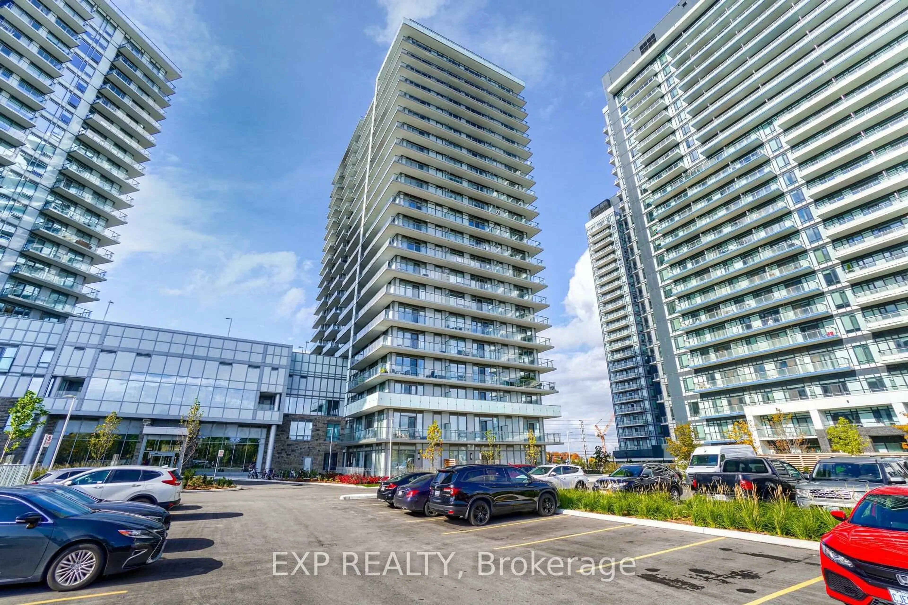 A pic from outside/outdoor area/front of a property/back of a property/a pic from drone, unknown for 4675 Metcalfe Ave #1707, Mississauga Ontario L5M 0Z7
