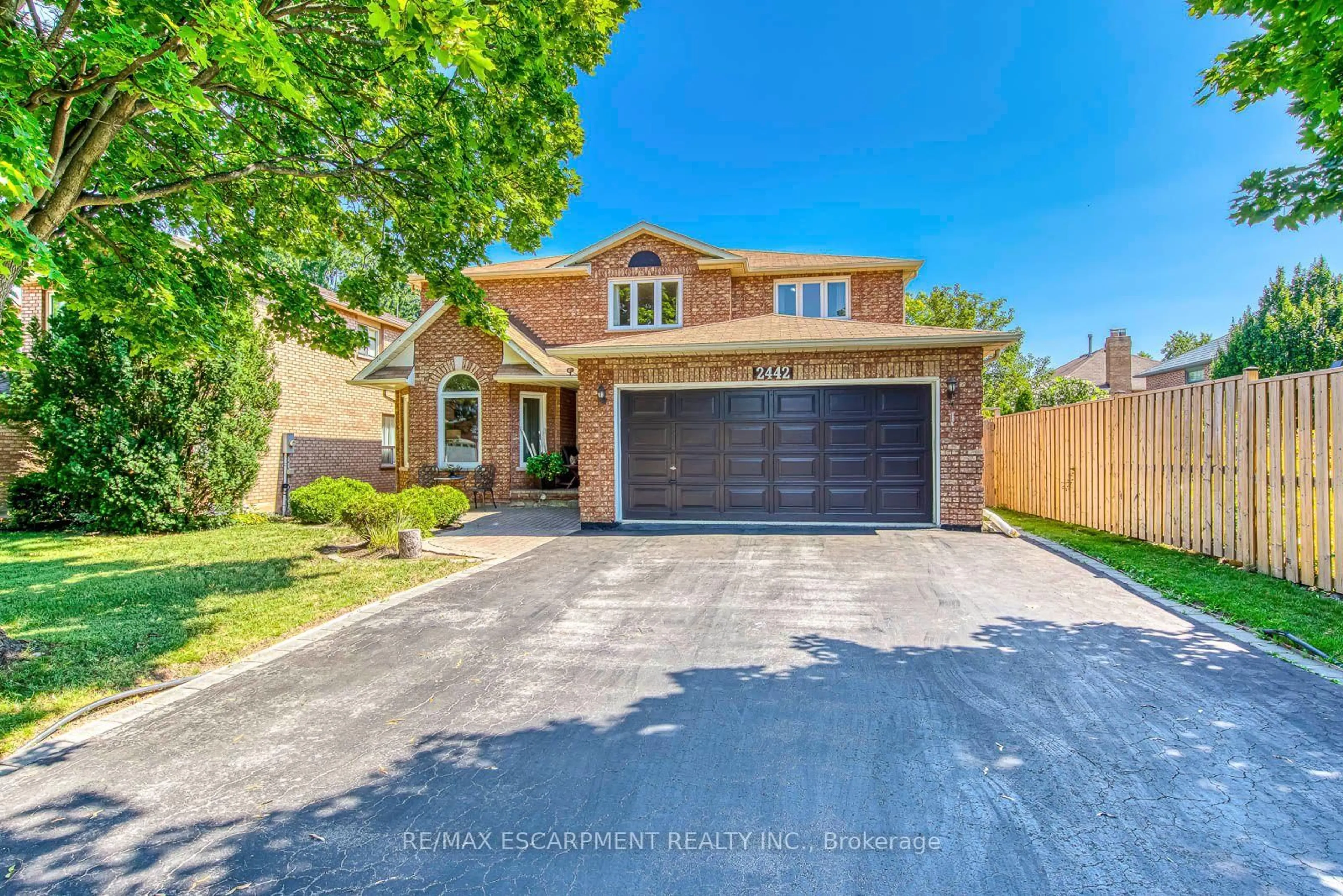 Home with brick exterior material, street for 2442 Wynten Way, Oakville Ontario L6J 7K9