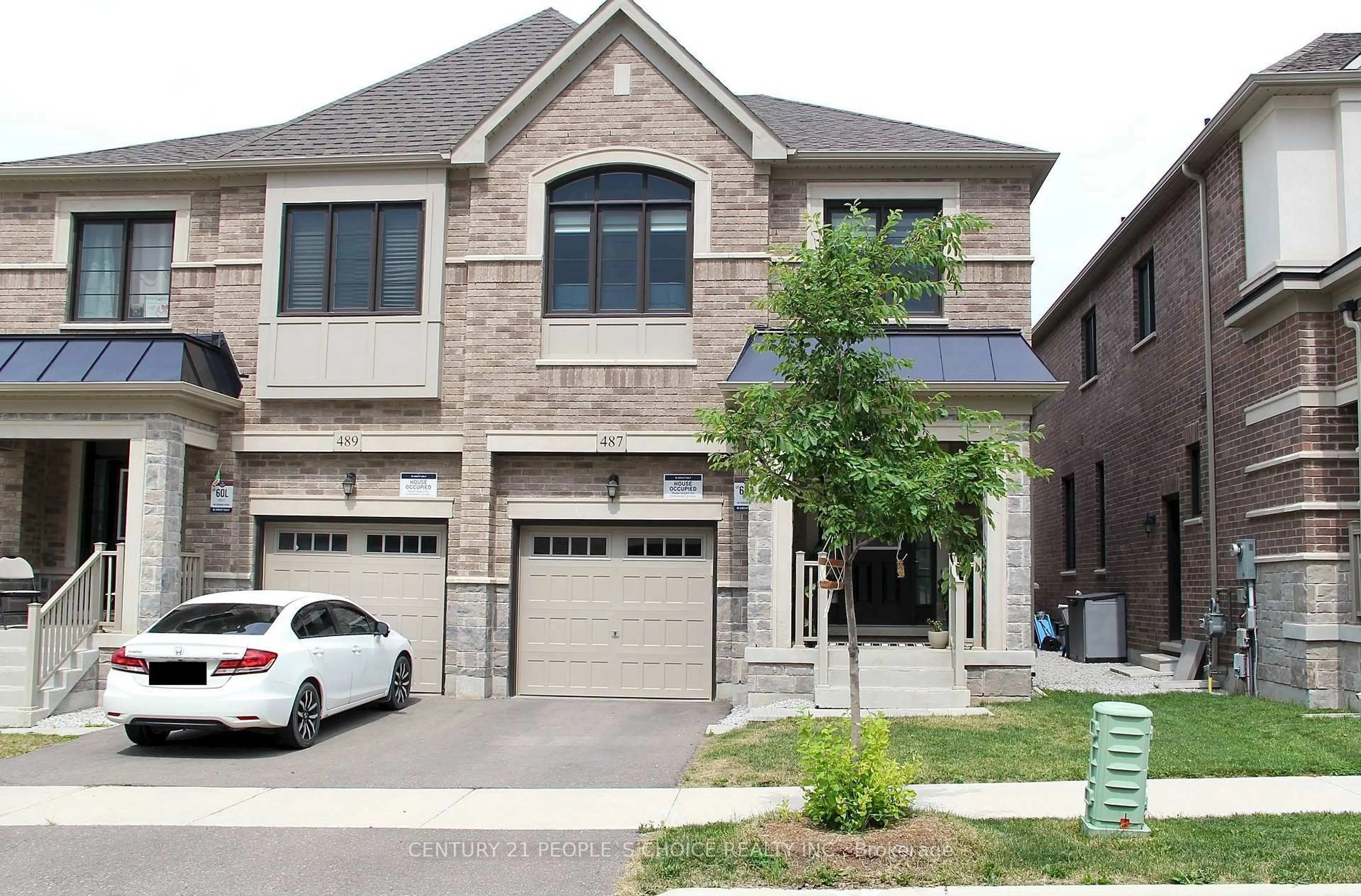Home with brick exterior material, street for 487 Bergamot Ave, Milton Ontario L9E 1T8