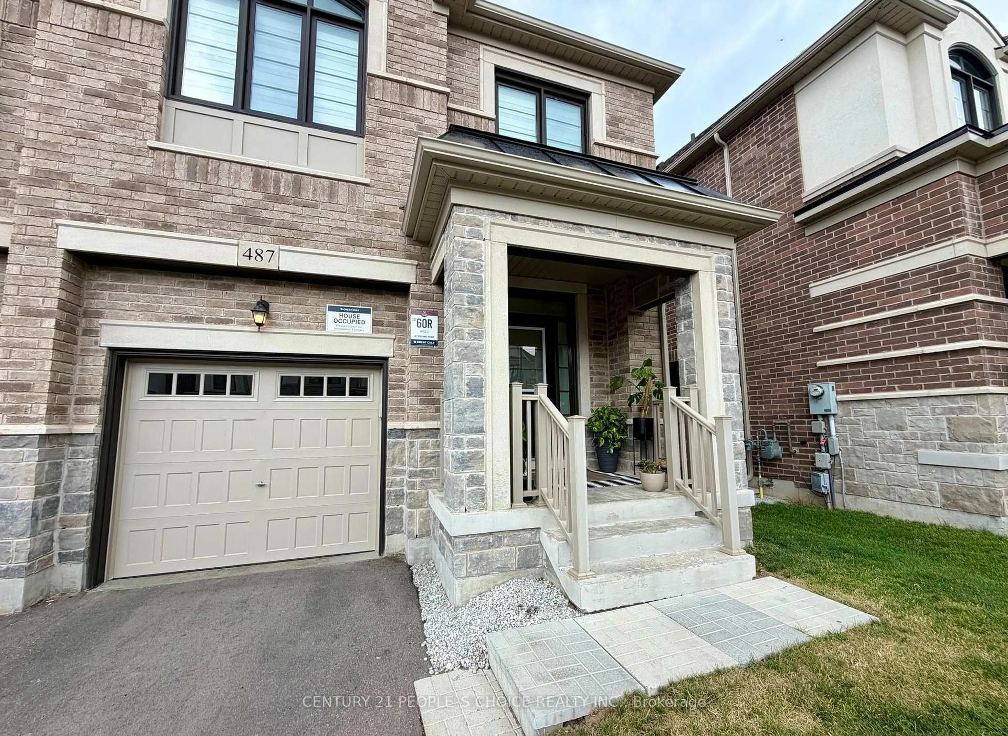 Home with brick exterior material, street for 487 Bergamot Ave, Milton Ontario L9E 1T8