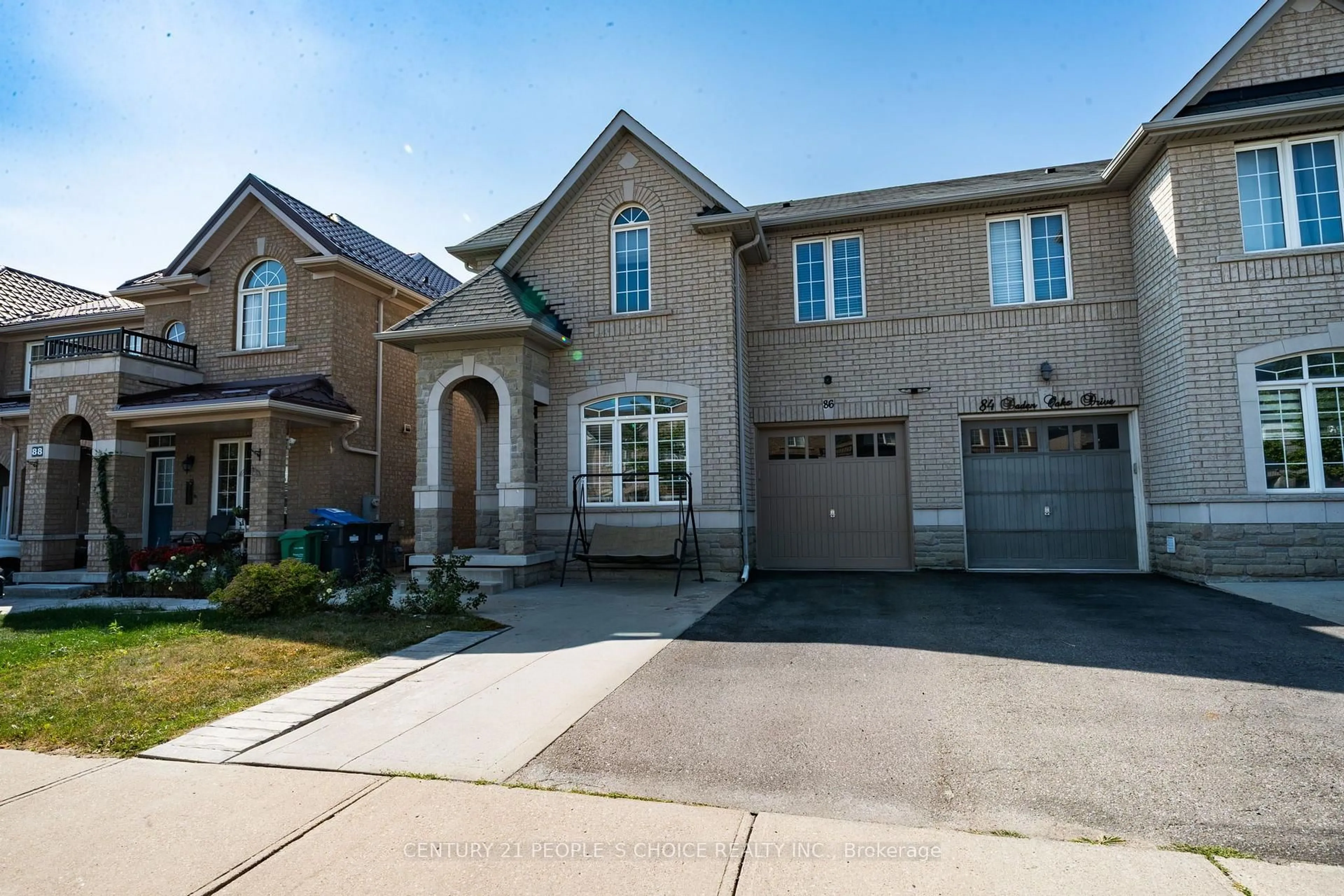 Home with brick exterior material, street for 86 Daden oaks Dr, Brampton Ontario L6P 3R9