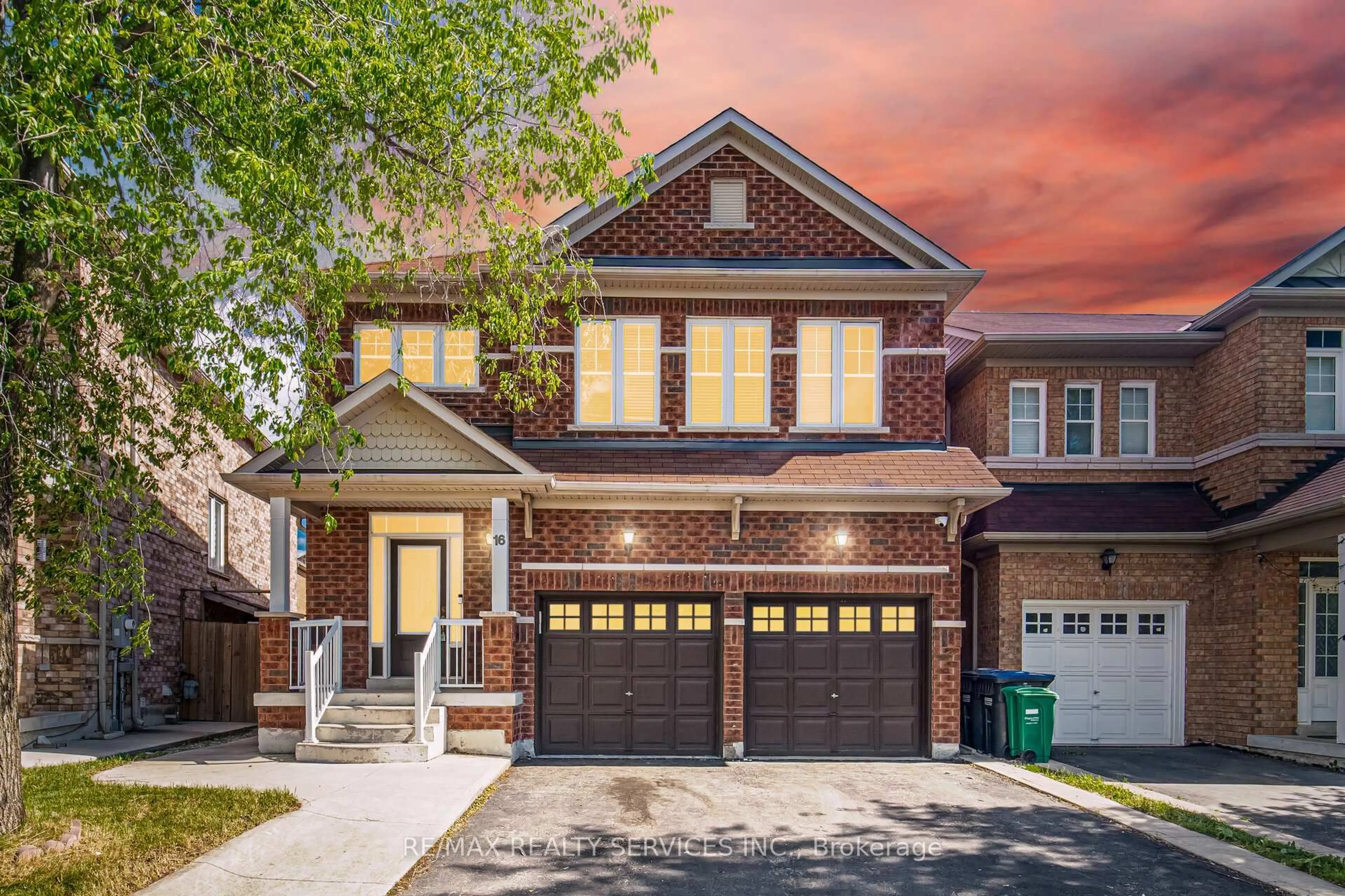 Home with brick exterior material, street for 16 Lagrotto Rd, Brampton Ontario L6V 4S7