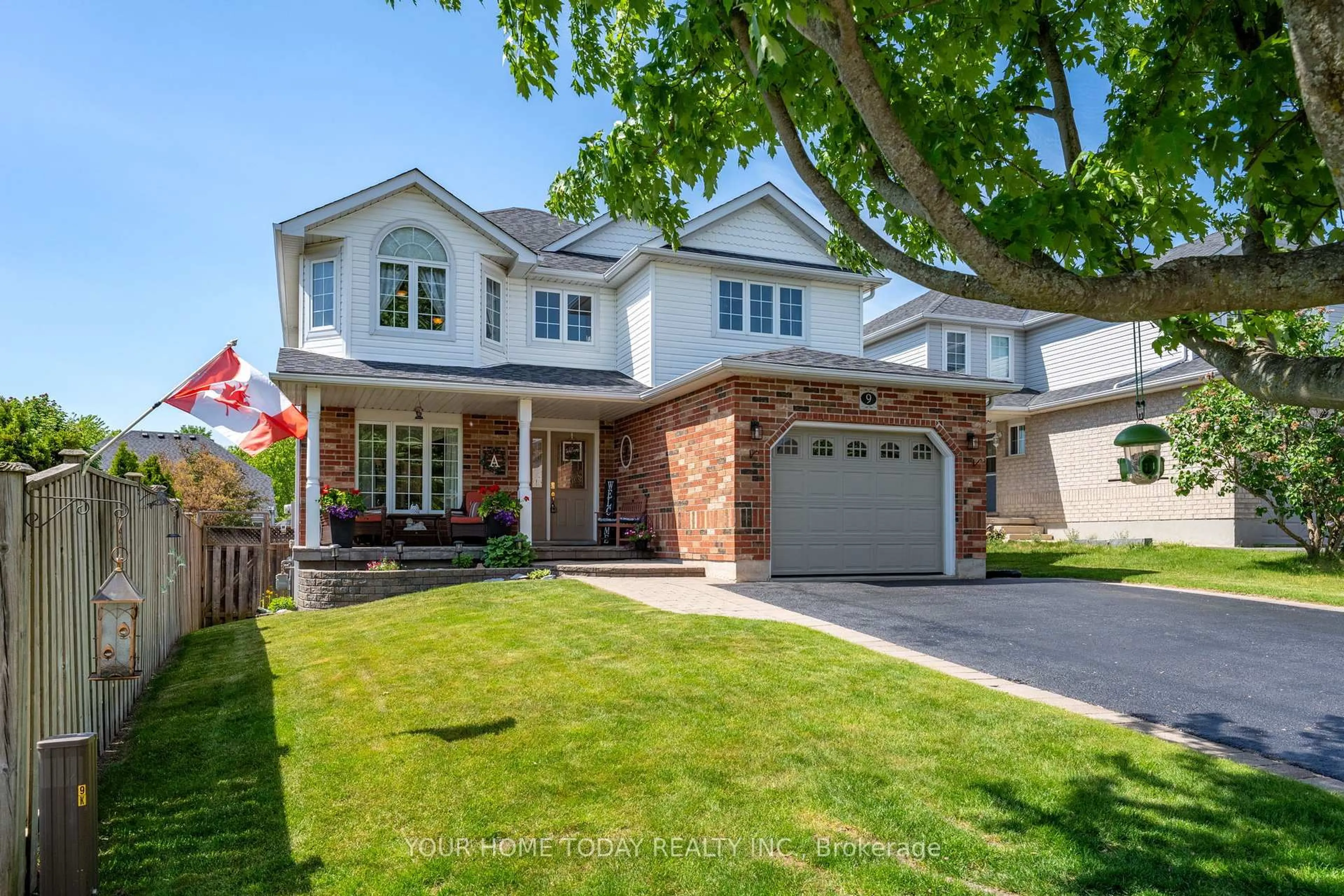 Home with brick exterior material, street for 9 Kenney St, Halton Hills Ontario L7J 3B2