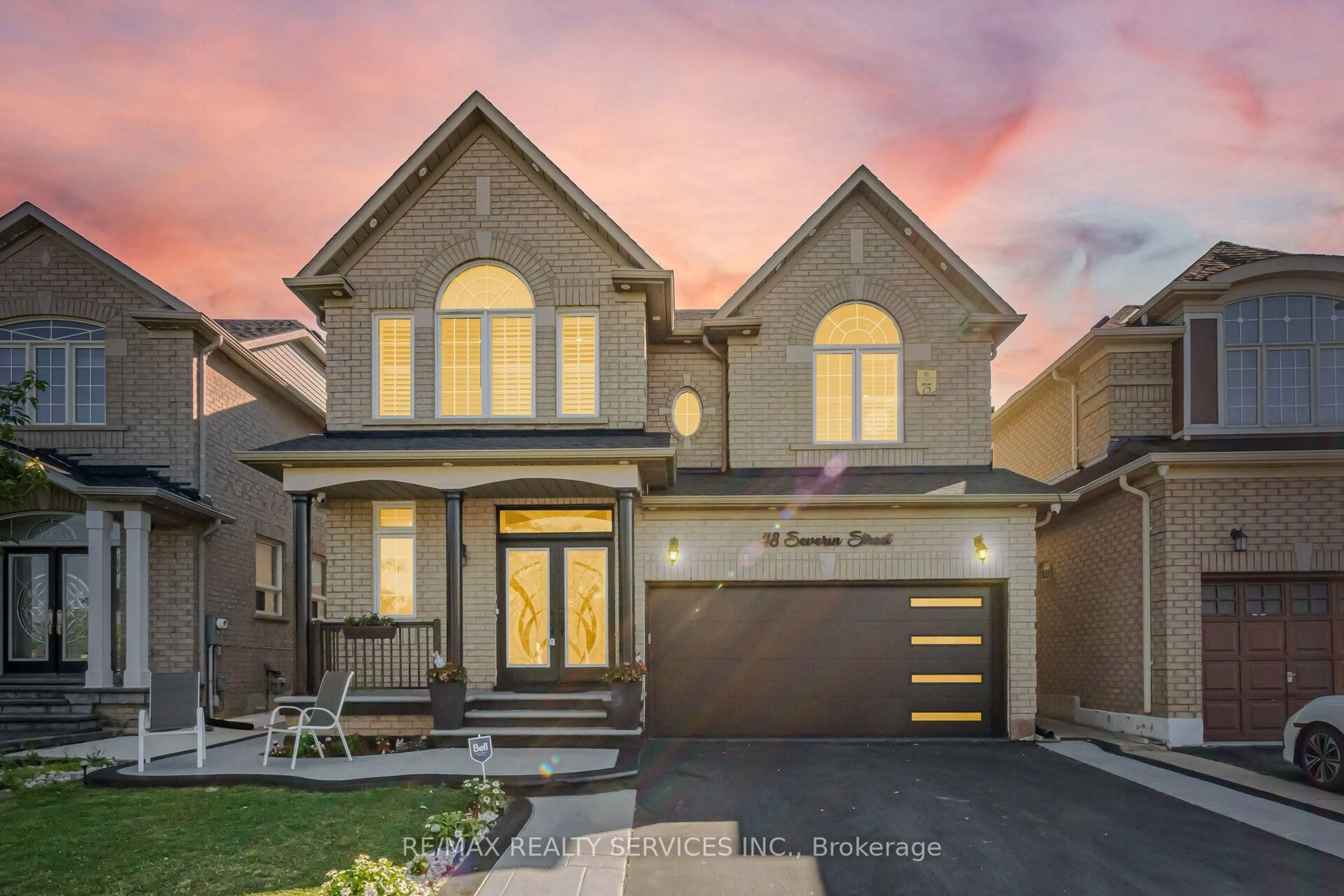 Home with brick exterior material, street for 48 Severin St, Brampton Ontario L6R 0P3