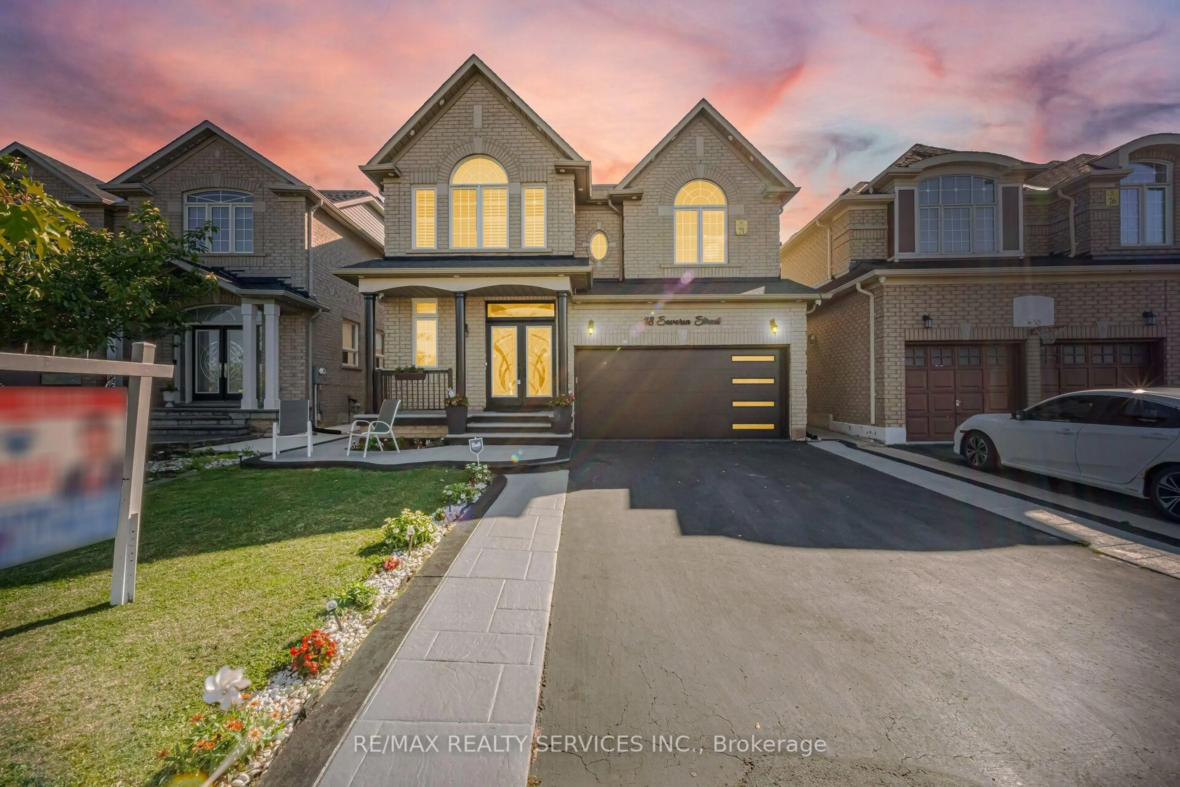 Home with brick exterior material, street for 48 Severin St, Brampton Ontario L6R 0P3