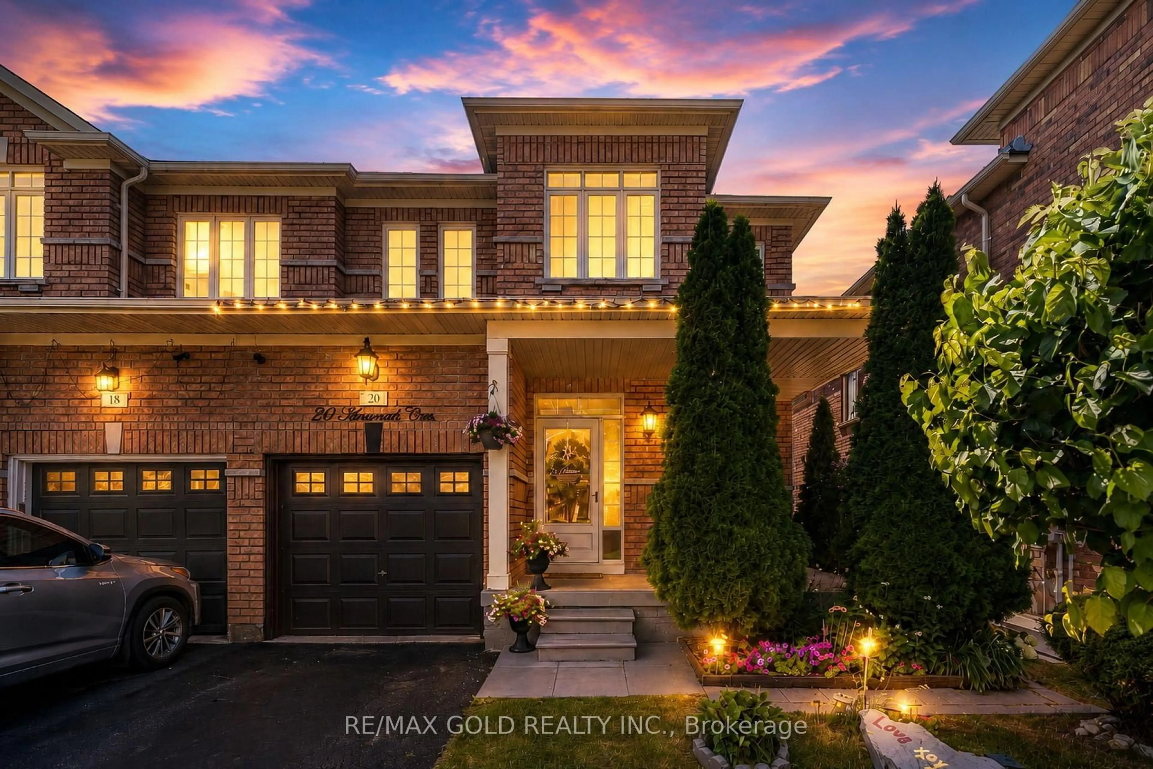 Home with brick exterior material, street for 20 Amaranth Cres, Brampton Ontario L7A 0L7