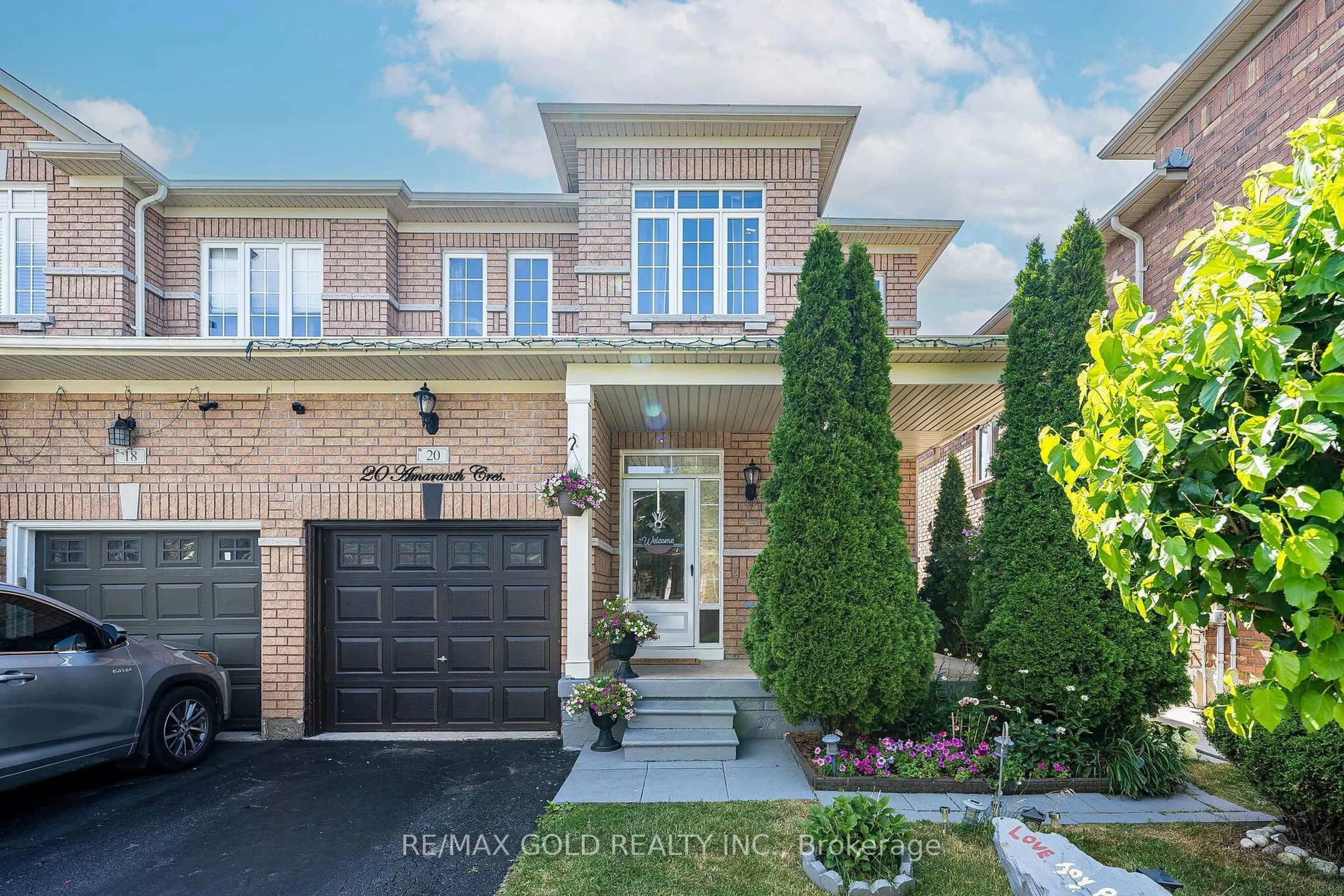 Home with brick exterior material, street for 20 Amaranth Cres, Brampton Ontario L7A 0L7