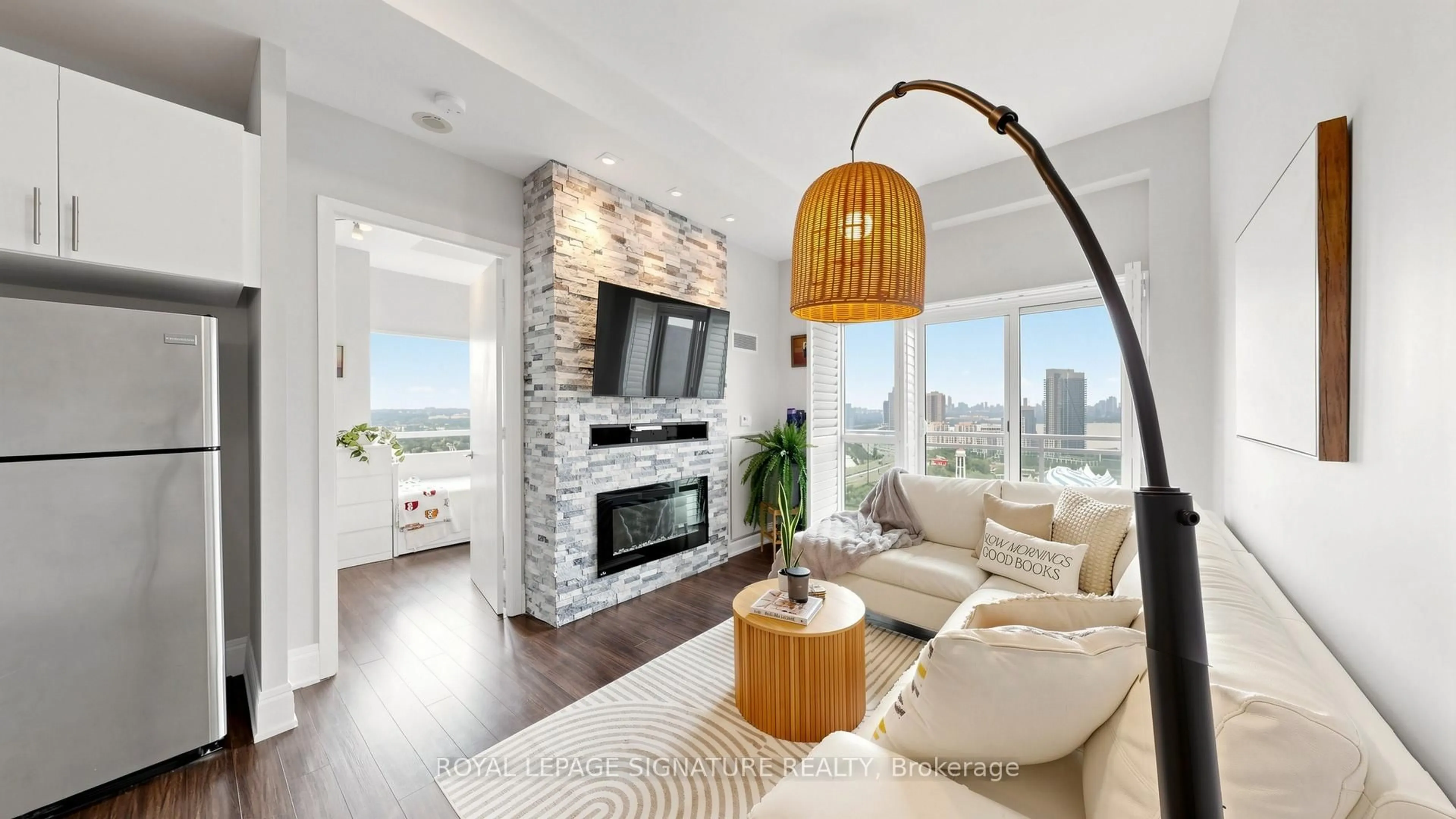 Living room with furniture, unknown for 165 Legion Rd #2524, Toronto Ontario M8Y 0B3