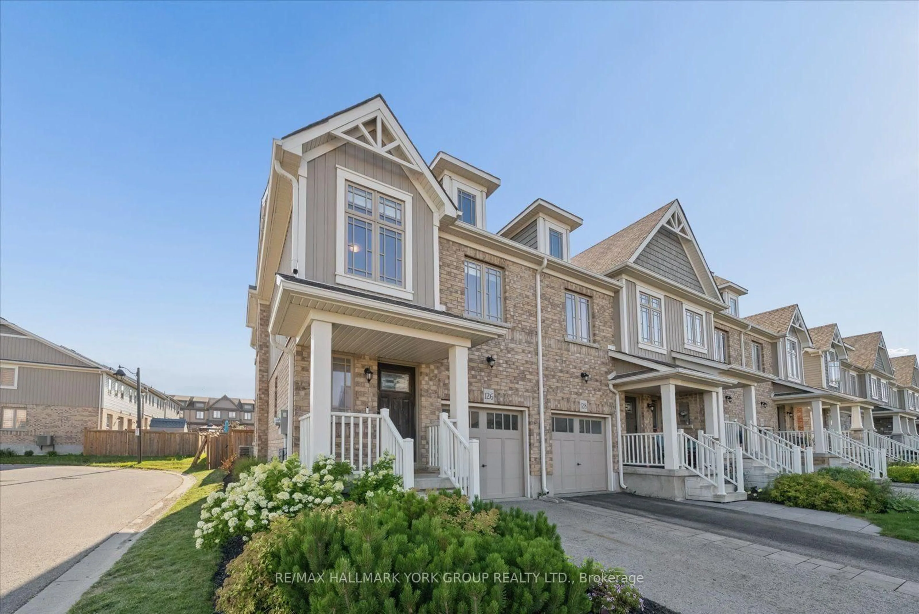 Home with brick exterior material, street for 126 Parkinson Cres, Orangeville Ontario L9W 6X3
