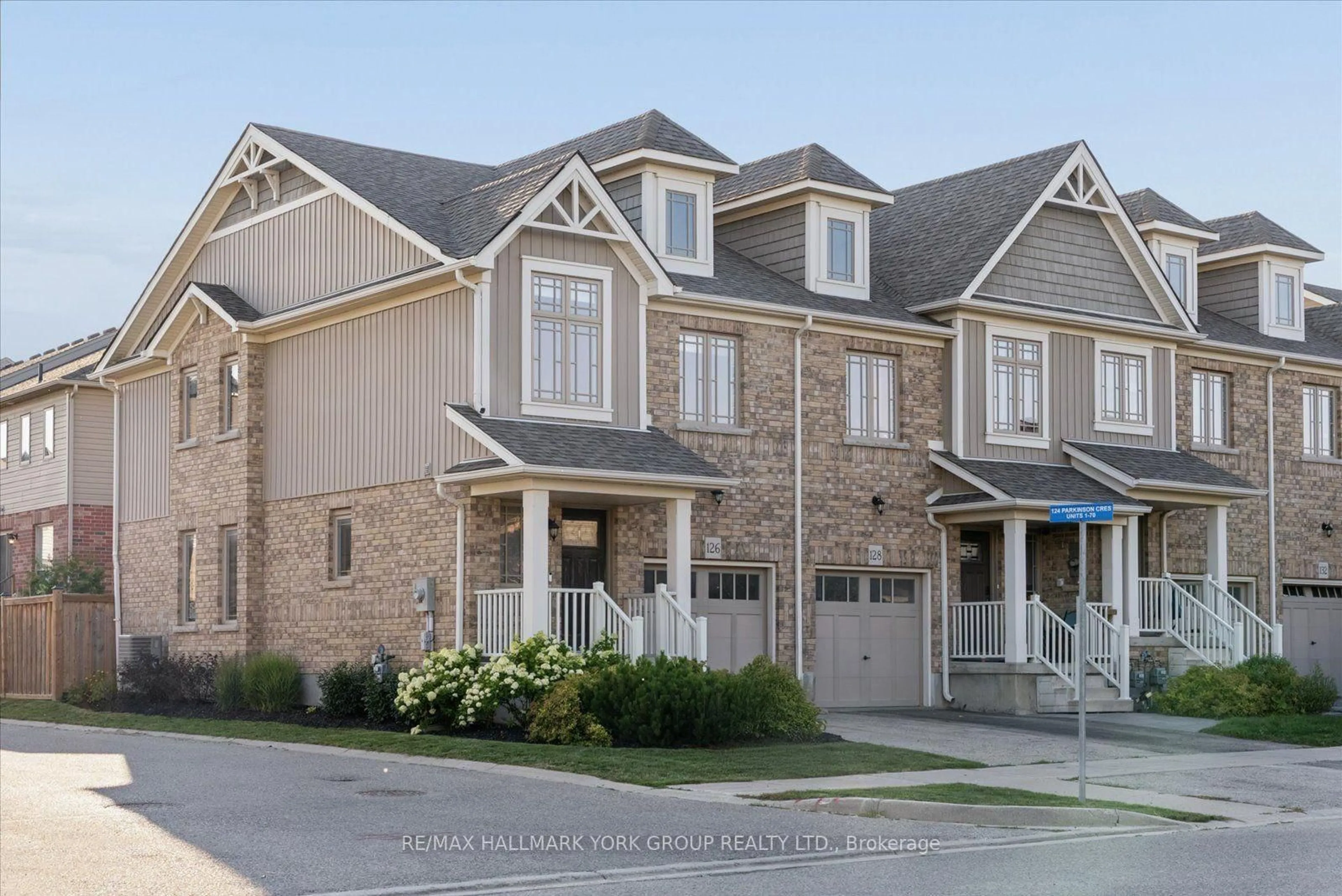 Home with brick exterior material, street for 126 Parkinson Cres, Orangeville Ontario L9W 6X3