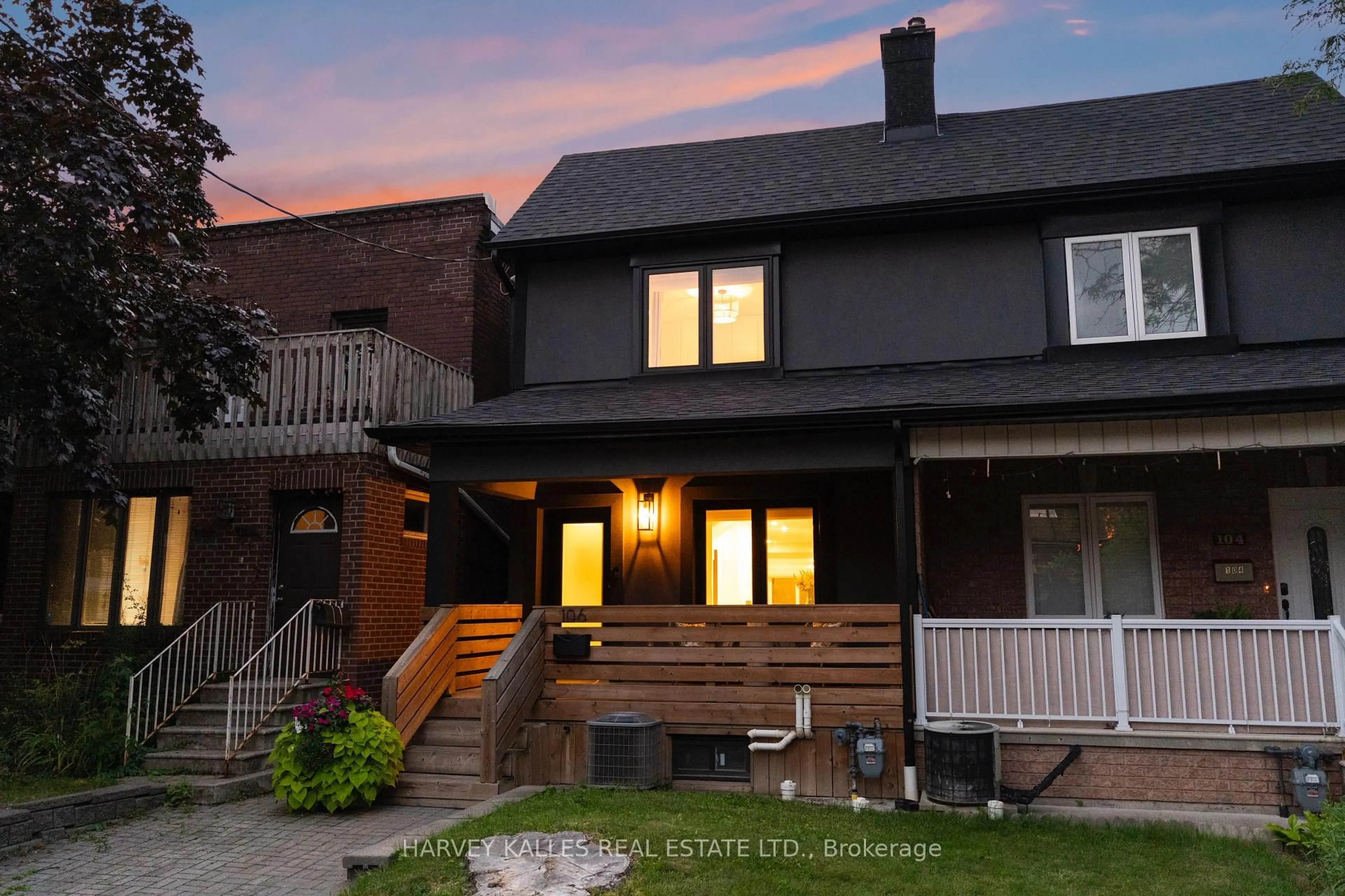 Home with brick exterior material, street for 106 Hope St, Toronto Ontario M6E 1J9