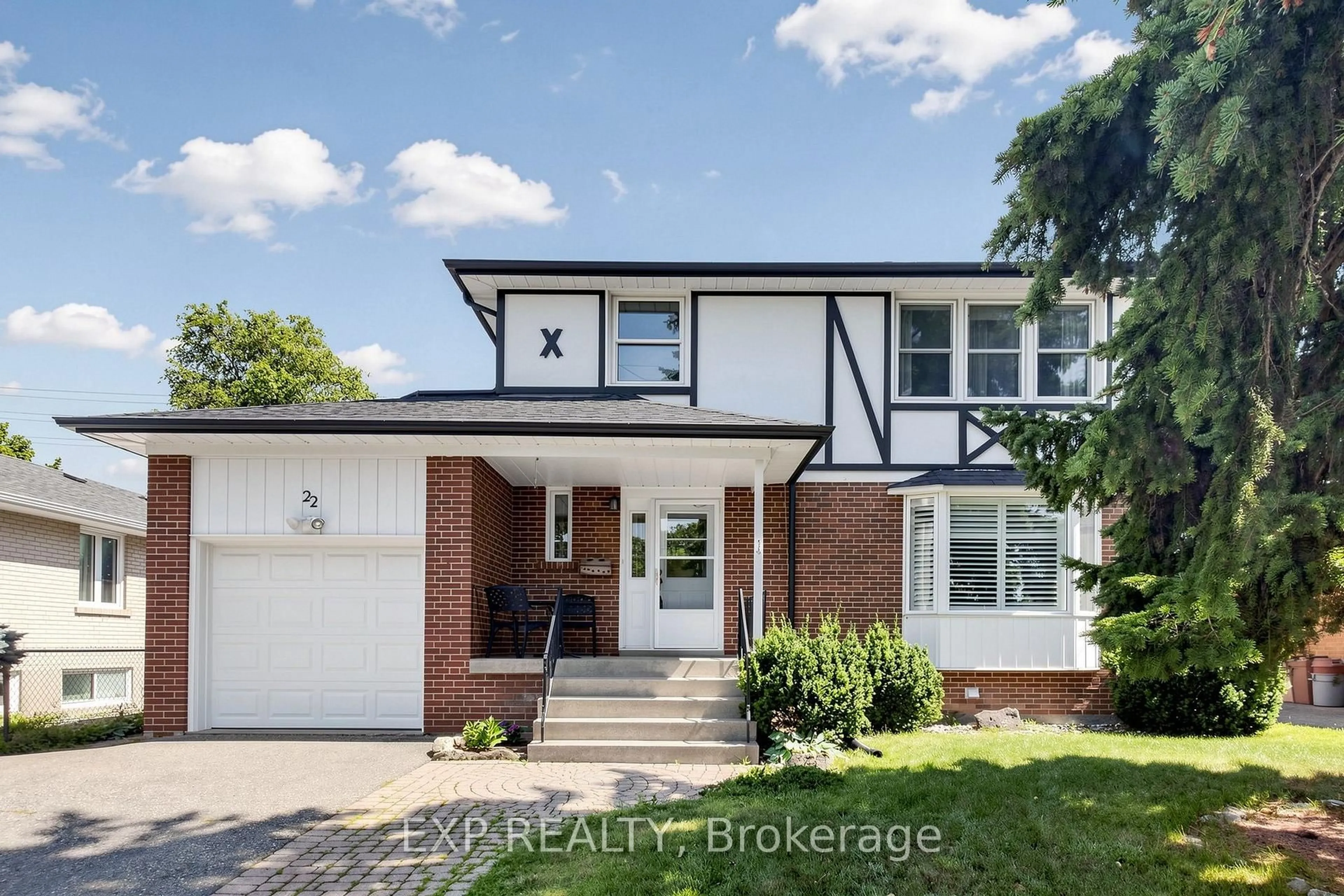 Home with brick exterior material, street for 22 Chestnut Ave, Brampton Ontario L6X 2A5