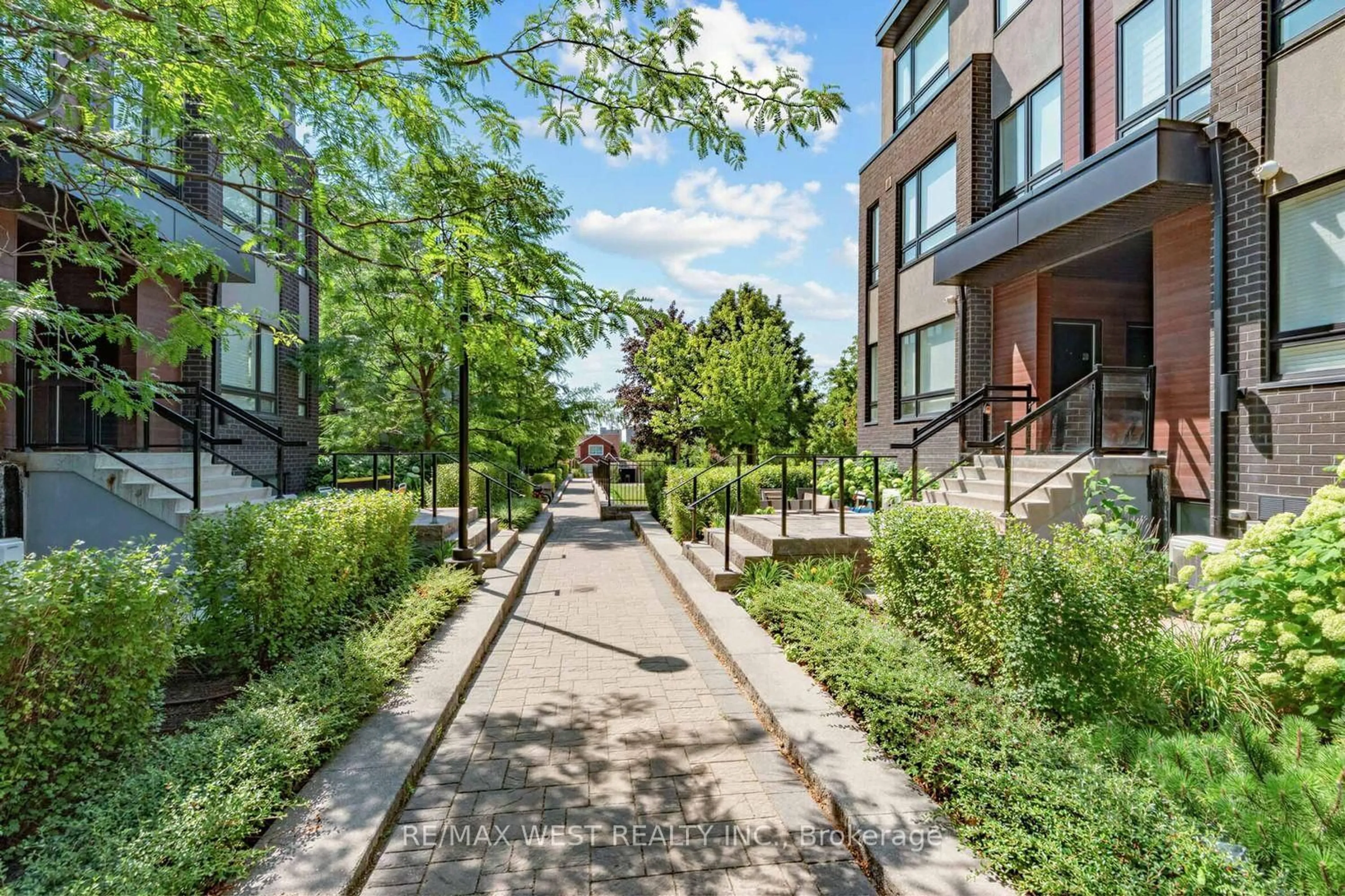 Patio, street for 1150 Briar Hill Ave #303, Toronto Ontario M6B 0A9