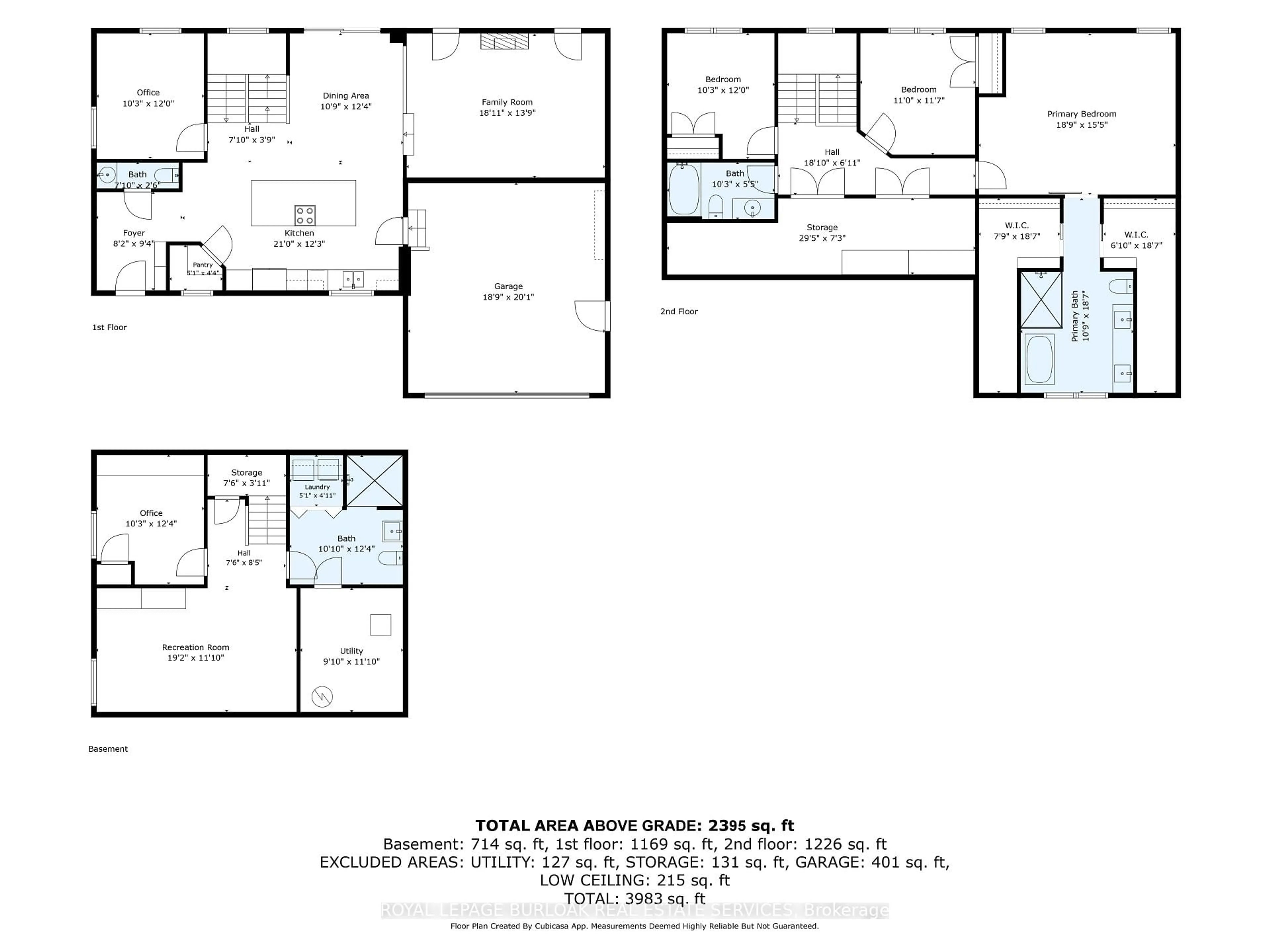 Floor plan for 427 Smith Ave, Burlington Ontario L7R 2T9