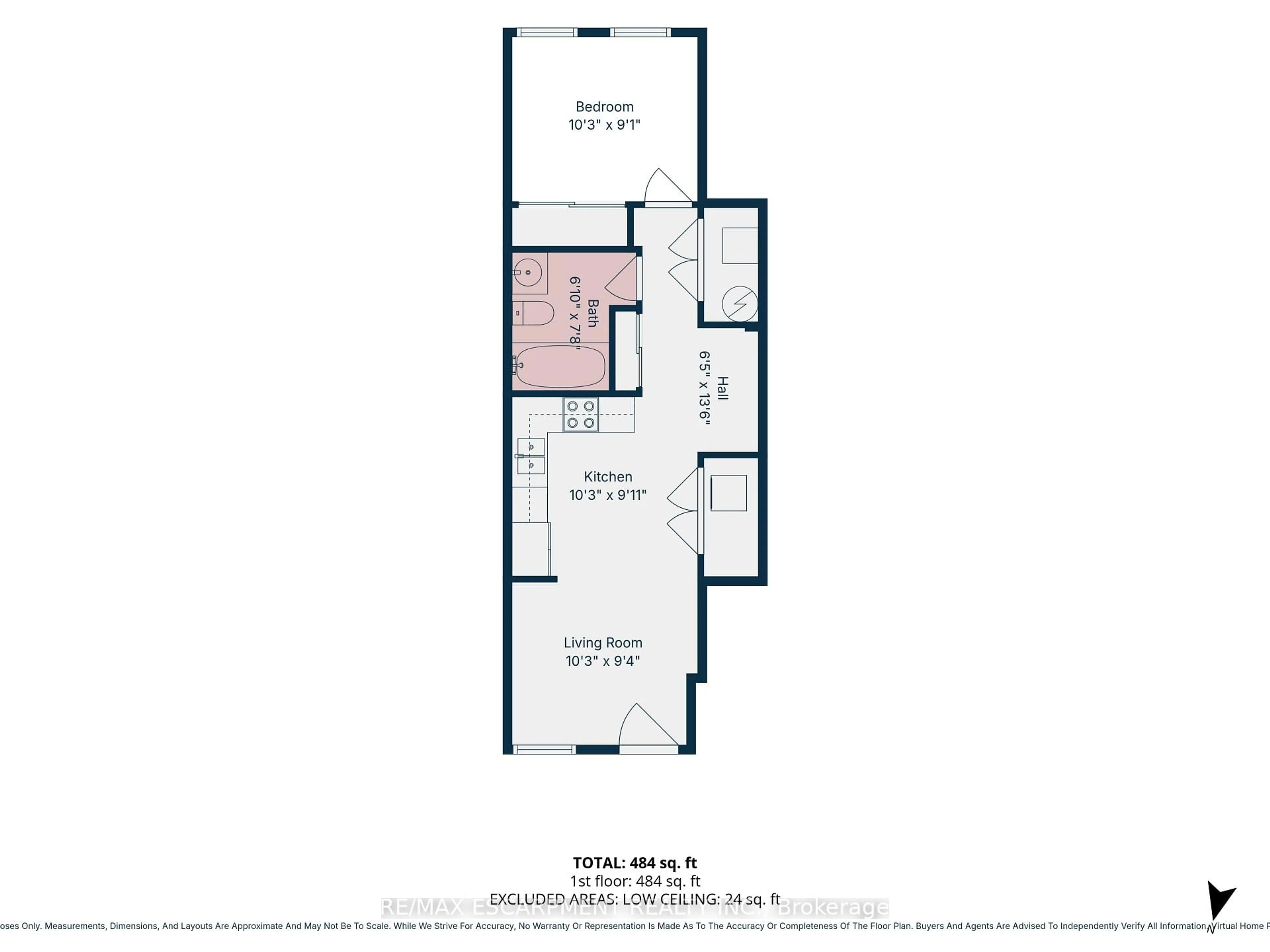 Floor plan for 60 WINSTON PARK Blvd #60, Toronto Ontario M3K 1C2